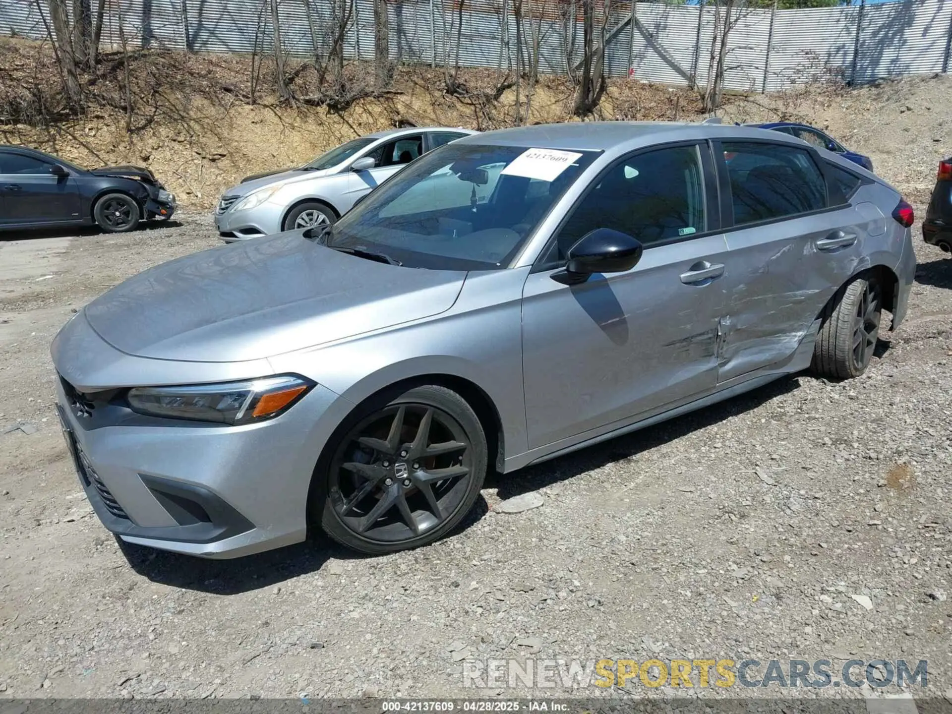 2 Photograph of a damaged car 19XFL2H88NE003878 HONDA CIVIC 2022