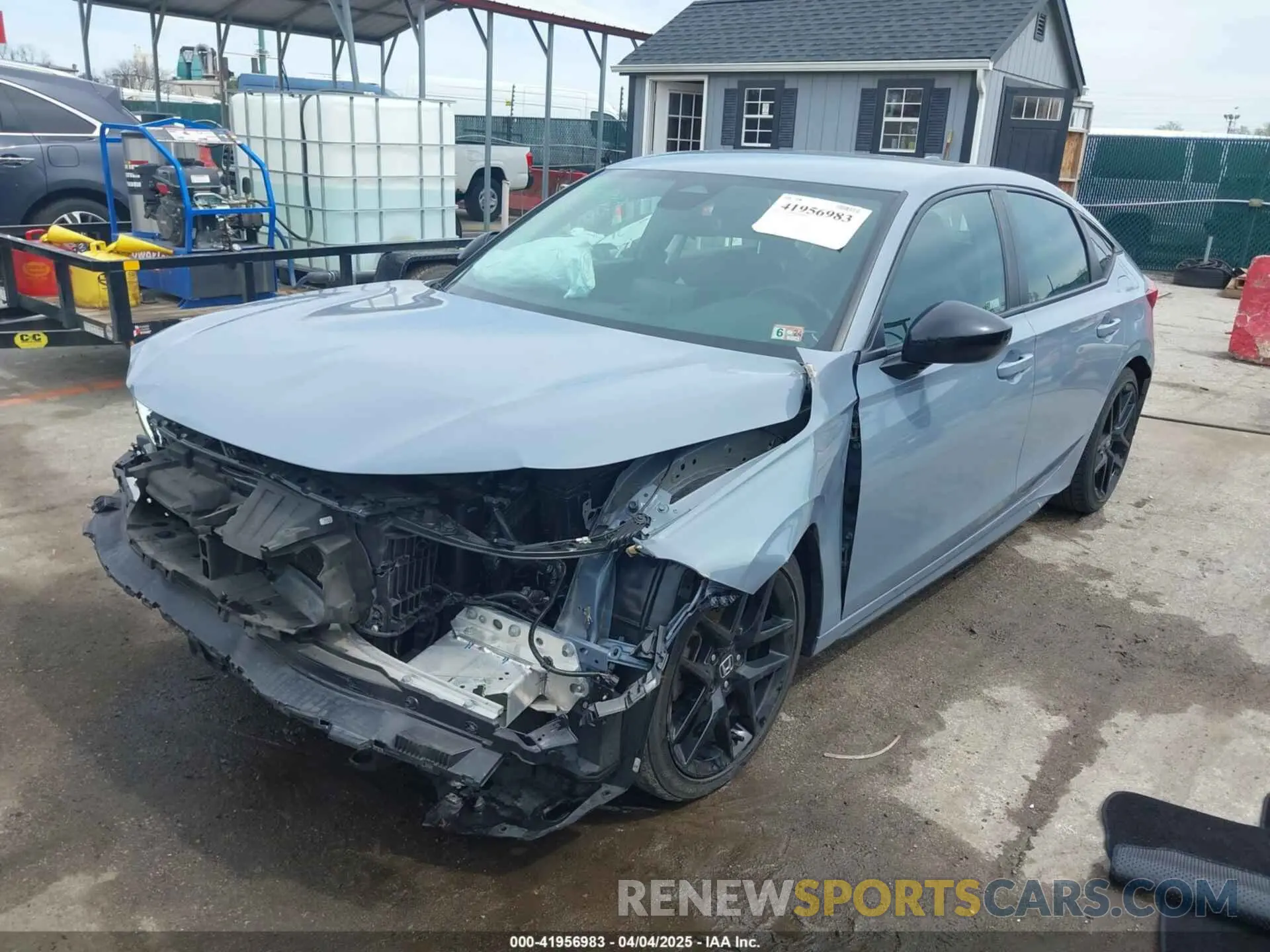 2 Photograph of a damaged car 19XFL2H88NE008403 HONDA CIVIC 2022