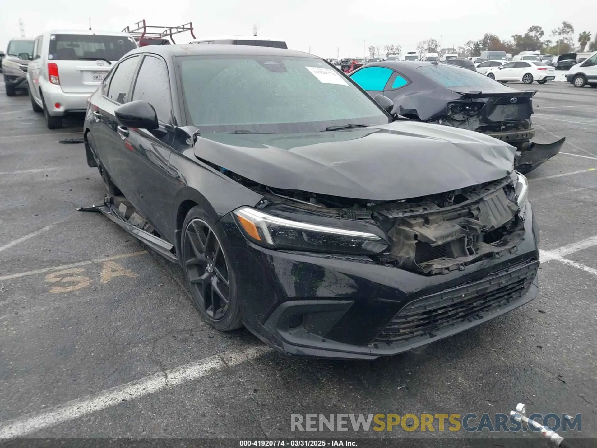 1 Photograph of a damaged car 19XFL2H89NE001623 HONDA CIVIC 2022