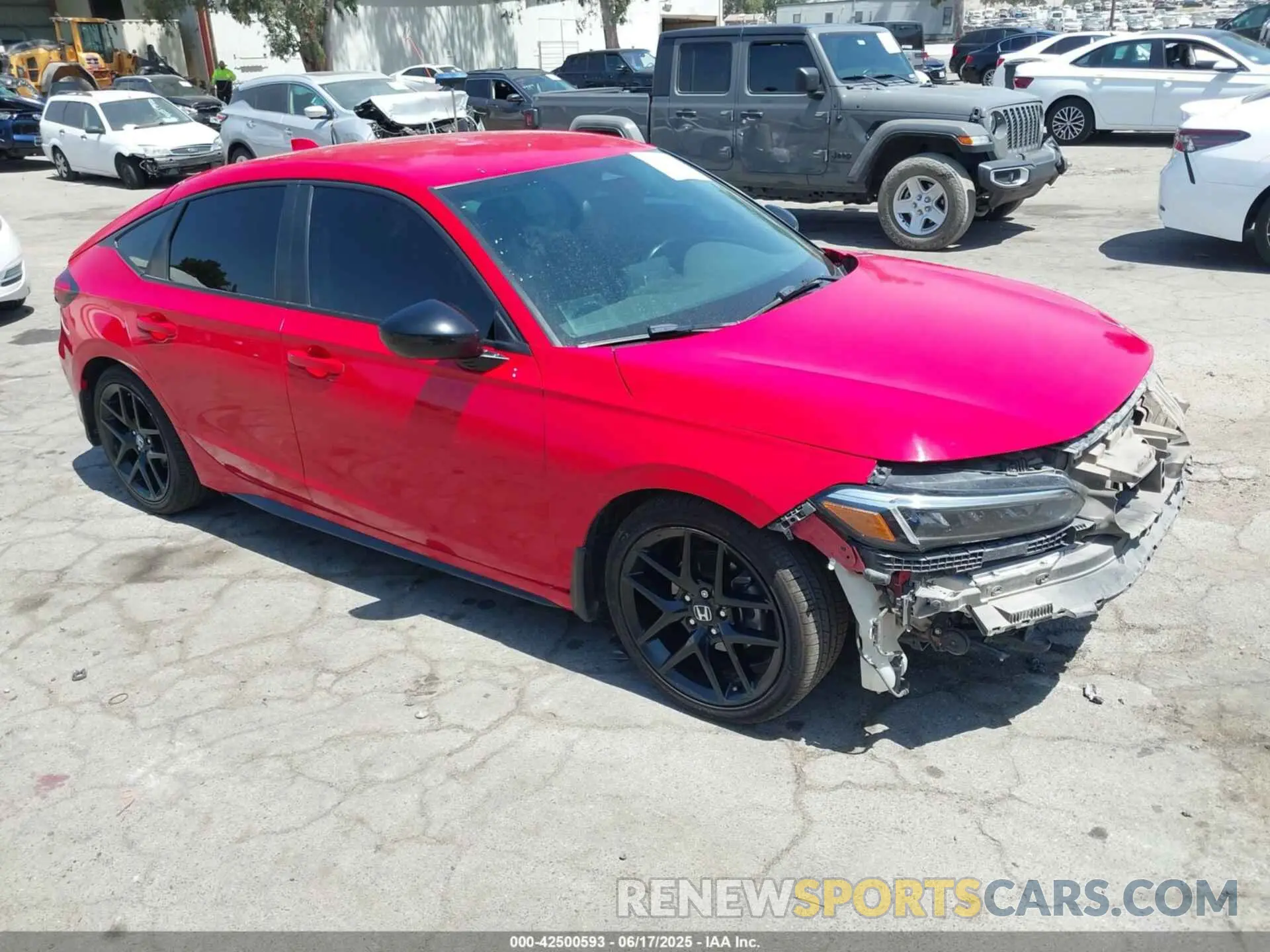 1 Photograph of a damaged car 19XFL2H8XNE005437 HONDA CIVIC 2022