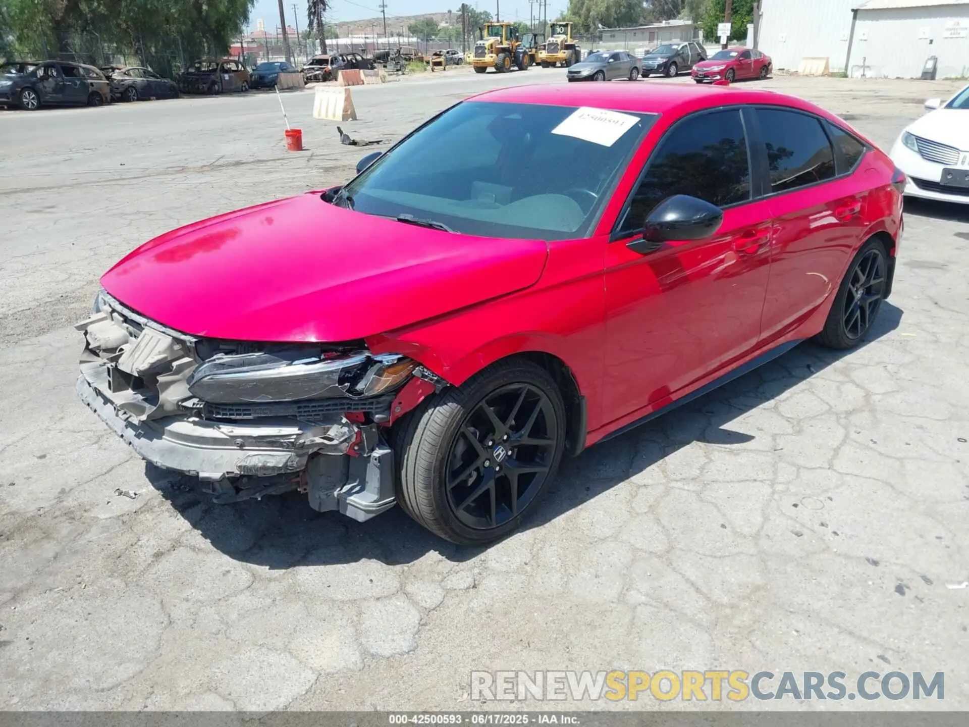 2 Photograph of a damaged car 19XFL2H8XNE005437 HONDA CIVIC 2022