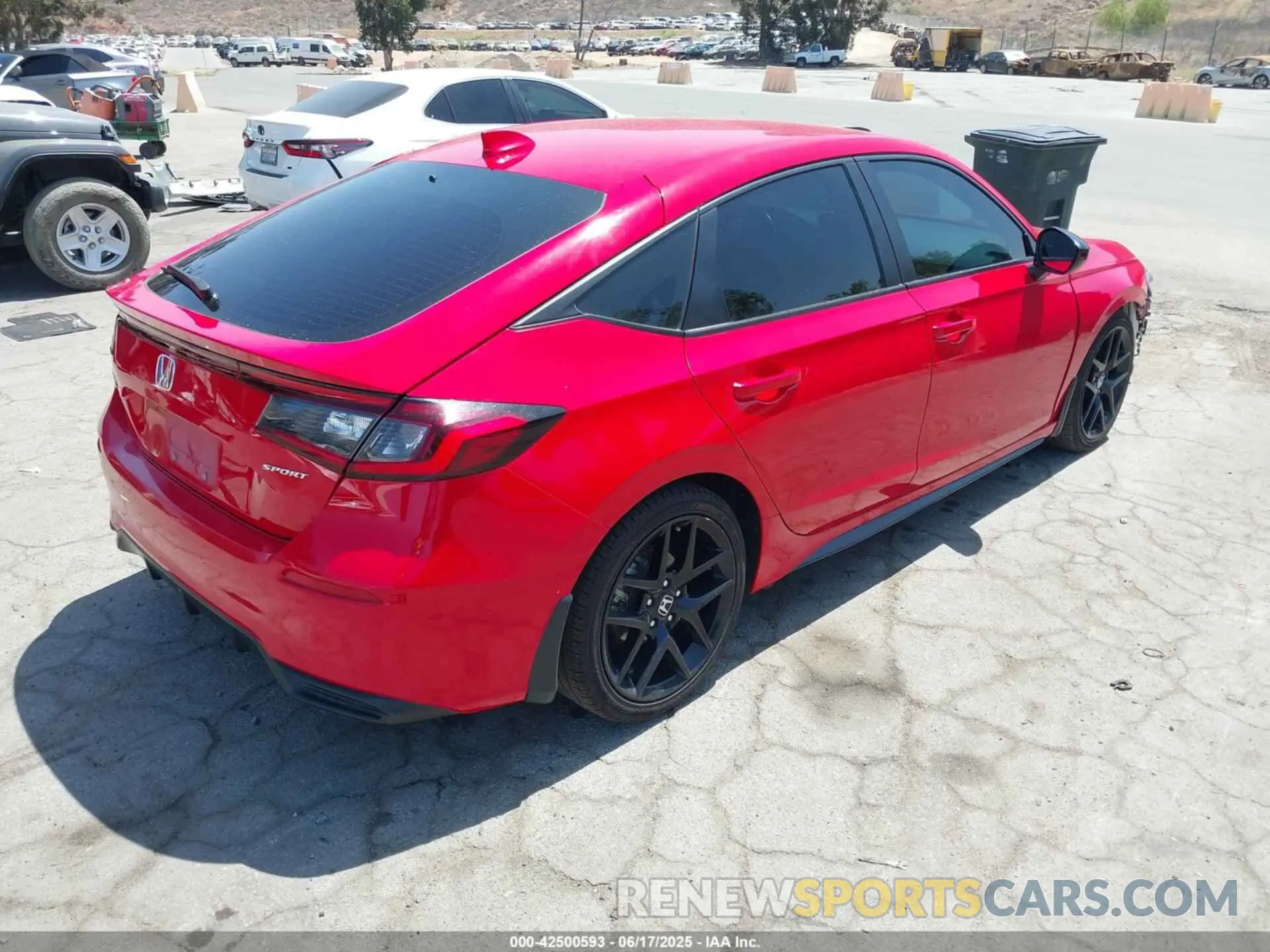 4 Photograph of a damaged car 19XFL2H8XNE005437 HONDA CIVIC 2022
