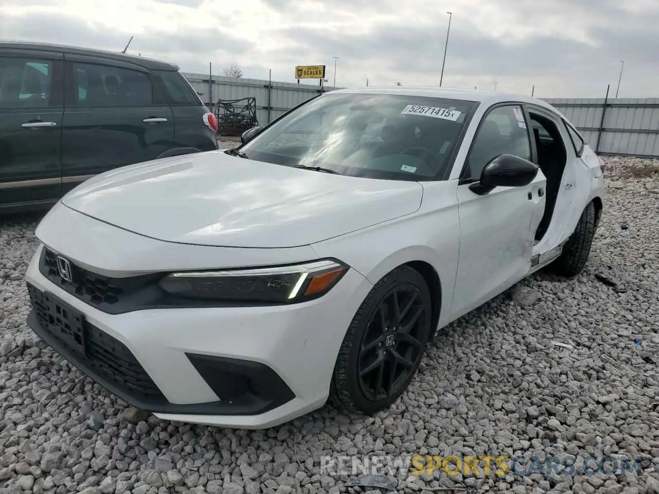 1 Photograph of a damaged car 19XFL2H8XNE007334 HONDA CIVIC 2022