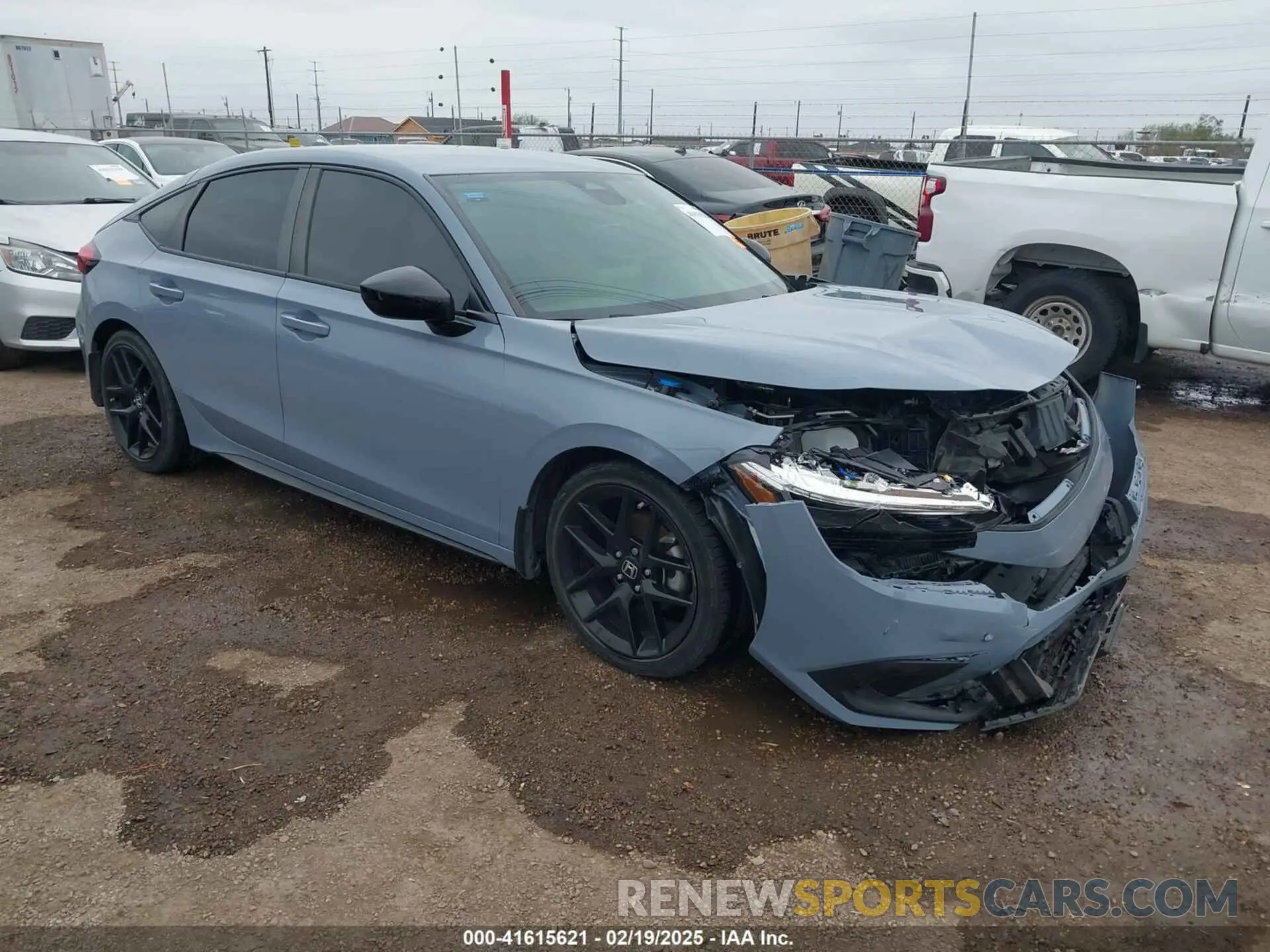 1 Photograph of a damaged car 19XFL2H8XNE020438 HONDA CIVIC 2022