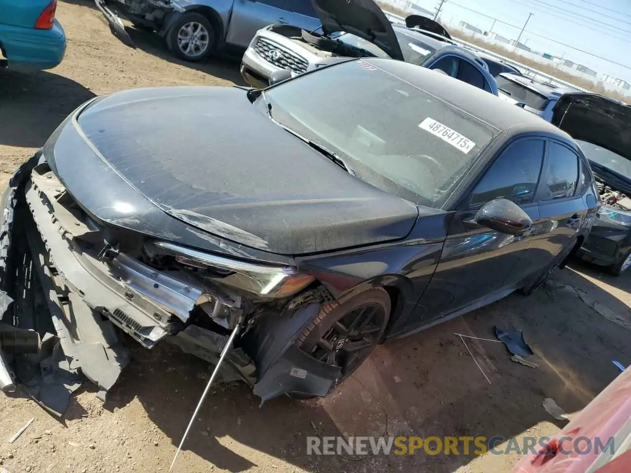 1 Photograph of a damaged car 19XFL2H8XNE025073 HONDA CIVIC 2022