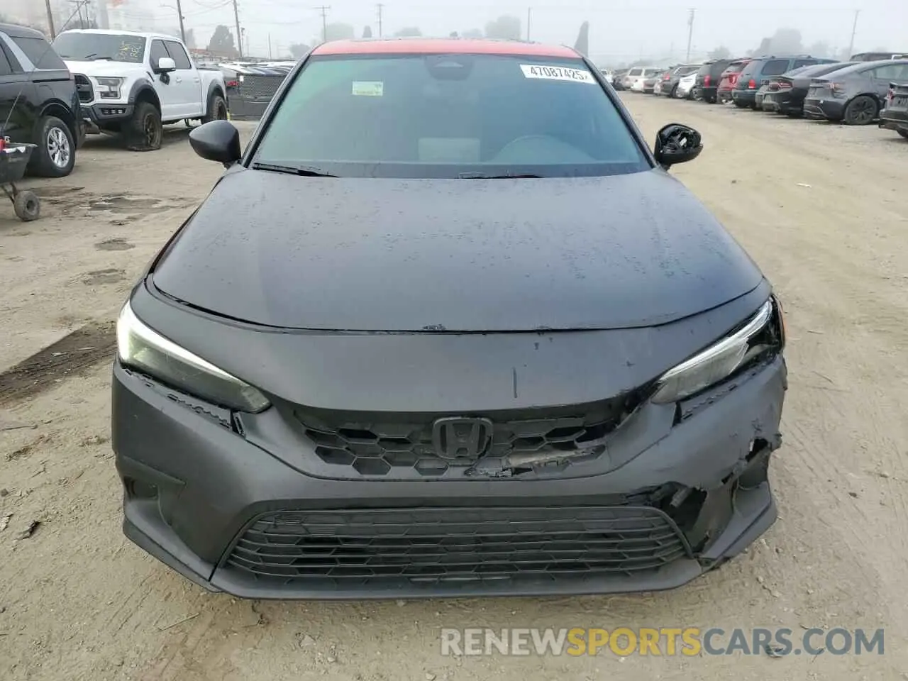 5 Photograph of a damaged car 2HGFE1E50NH473830 HONDA CIVIC 2022