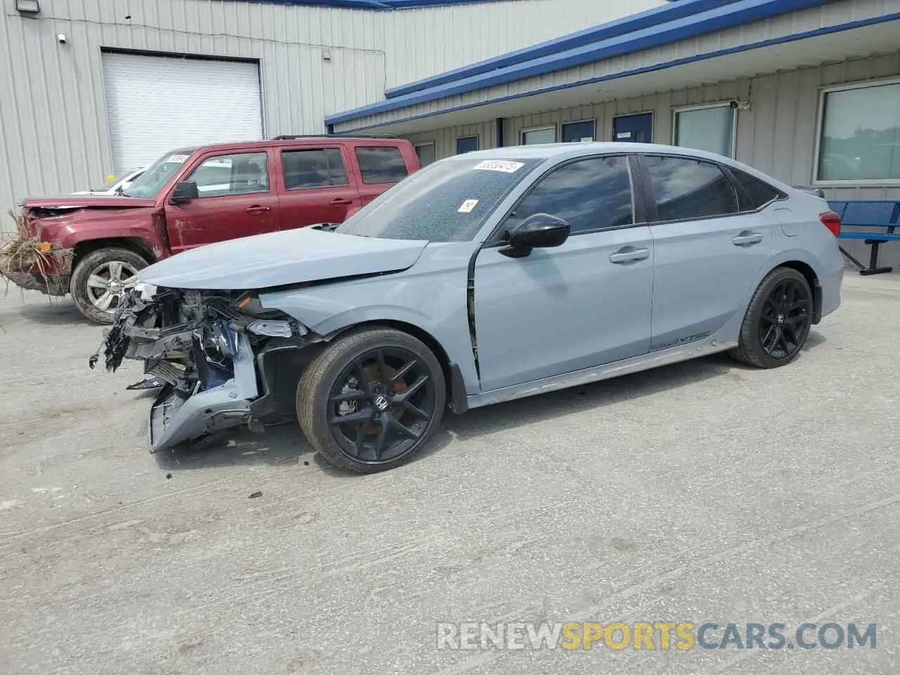 1 Photograph of a damaged car 2HGFE1E53NH470744 HONDA CIVIC 2022