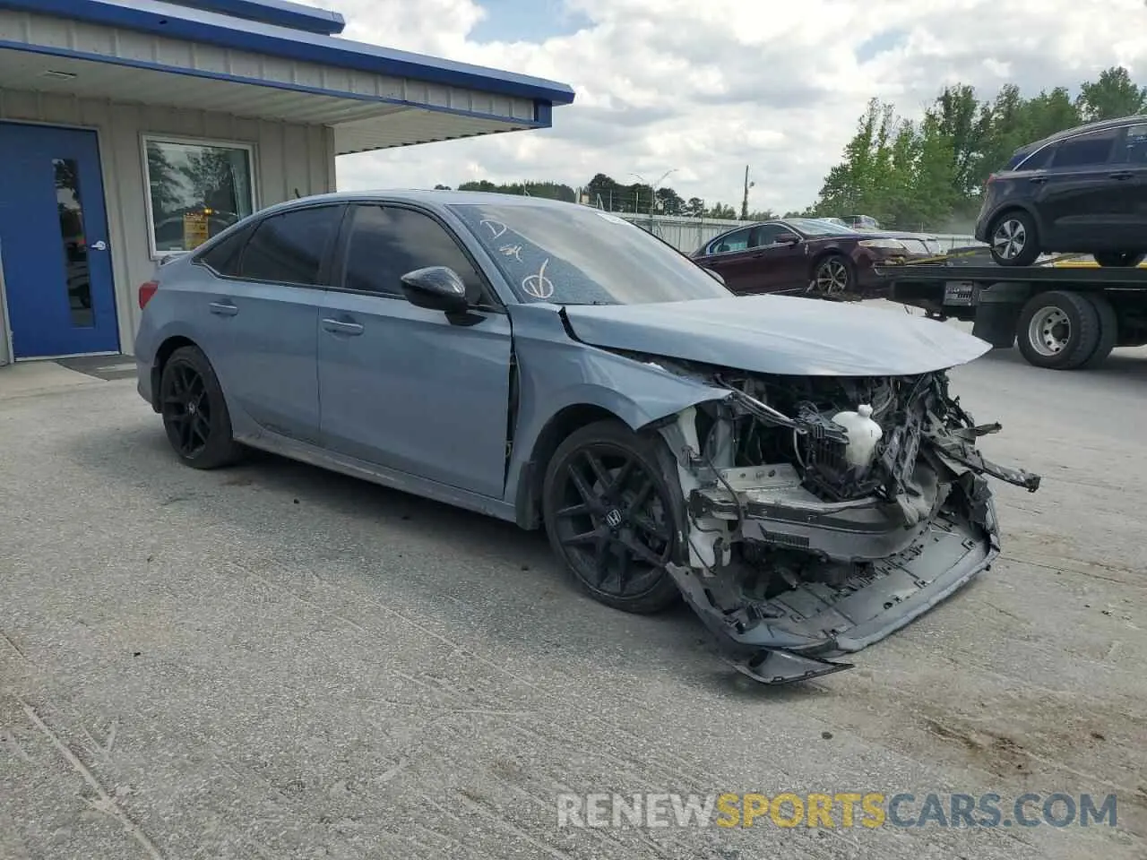 4 Photograph of a damaged car 2HGFE1E53NH470744 HONDA CIVIC 2022