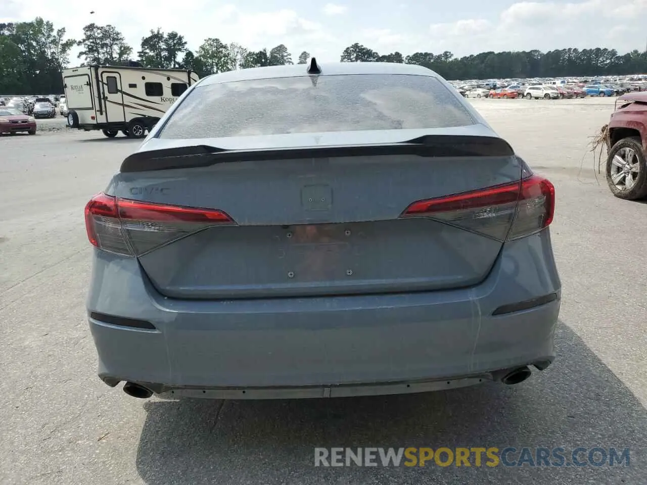 6 Photograph of a damaged car 2HGFE1E53NH470744 HONDA CIVIC 2022
