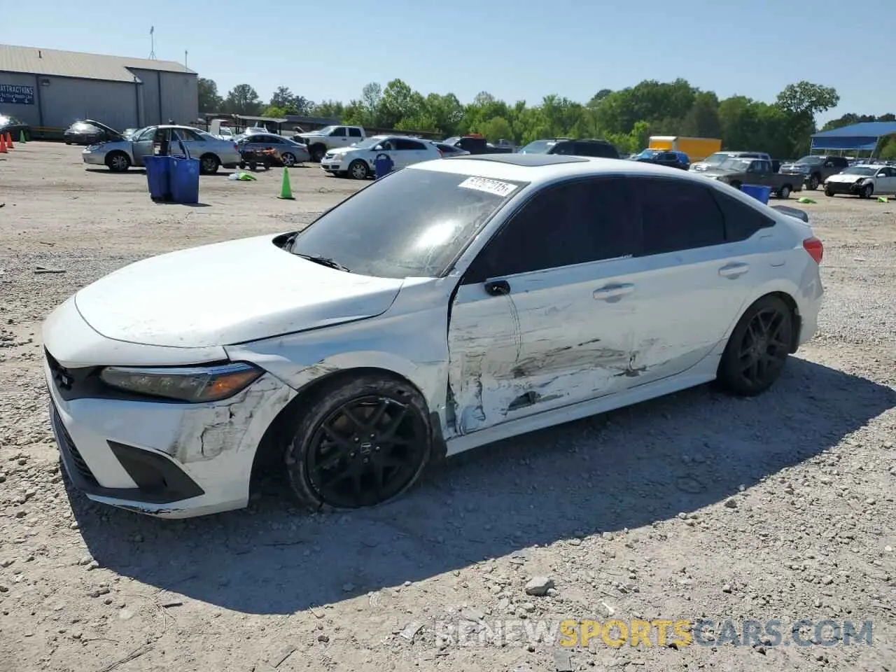 1 Photograph of a damaged car 2HGFE1E56NH471340 HONDA CIVIC 2022