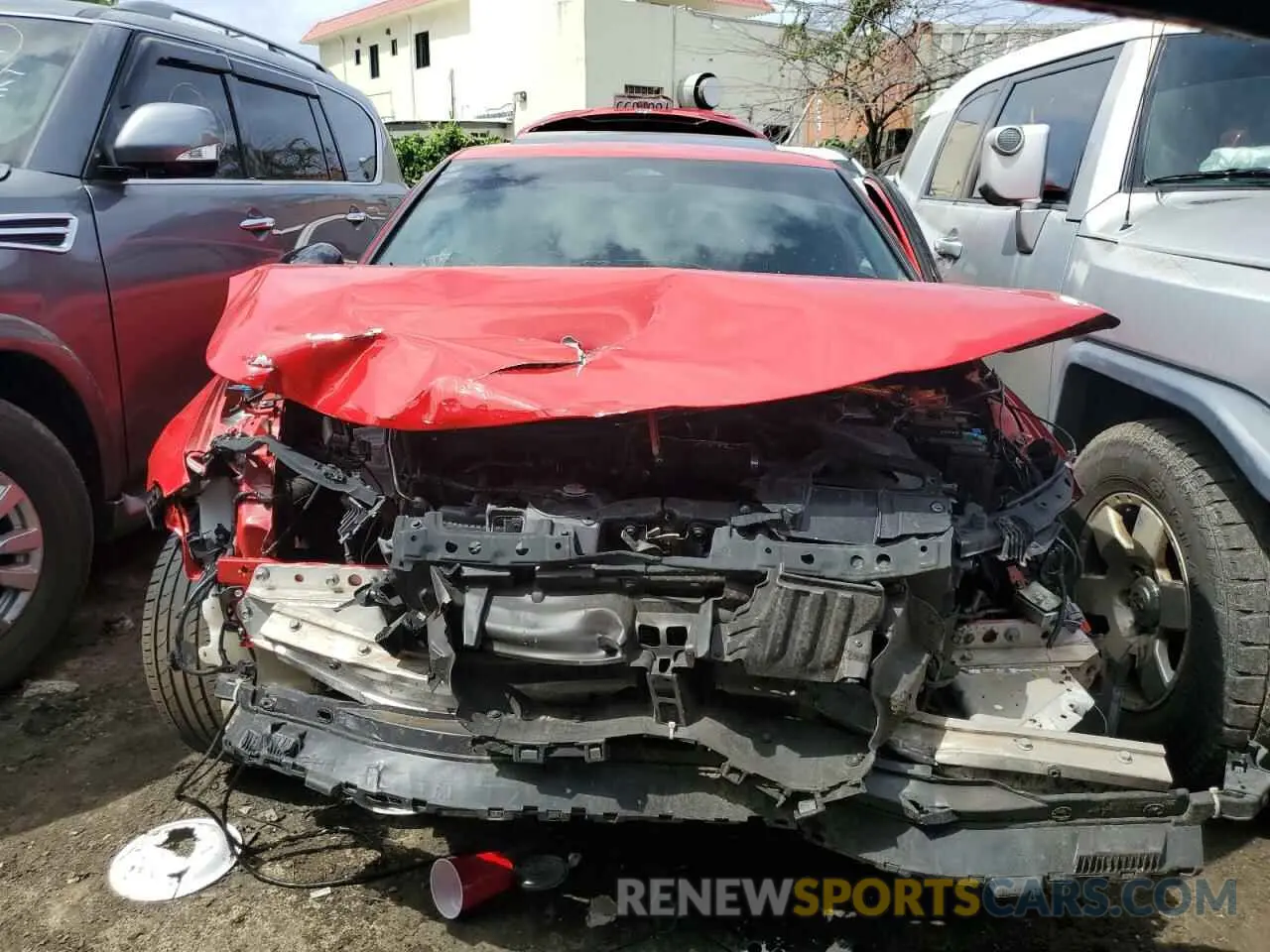 5 Photograph of a damaged car 2HGFE1E57NH471282 HONDA CIVIC 2022