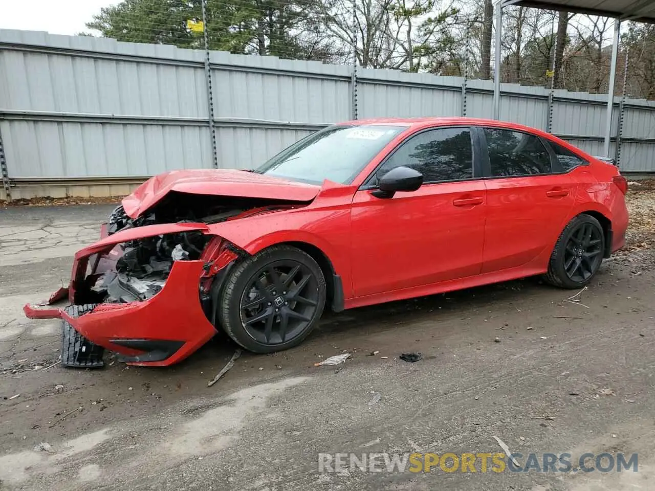 1 Photograph of a damaged car 2HGFE1E57NH473694 HONDA CIVIC 2022