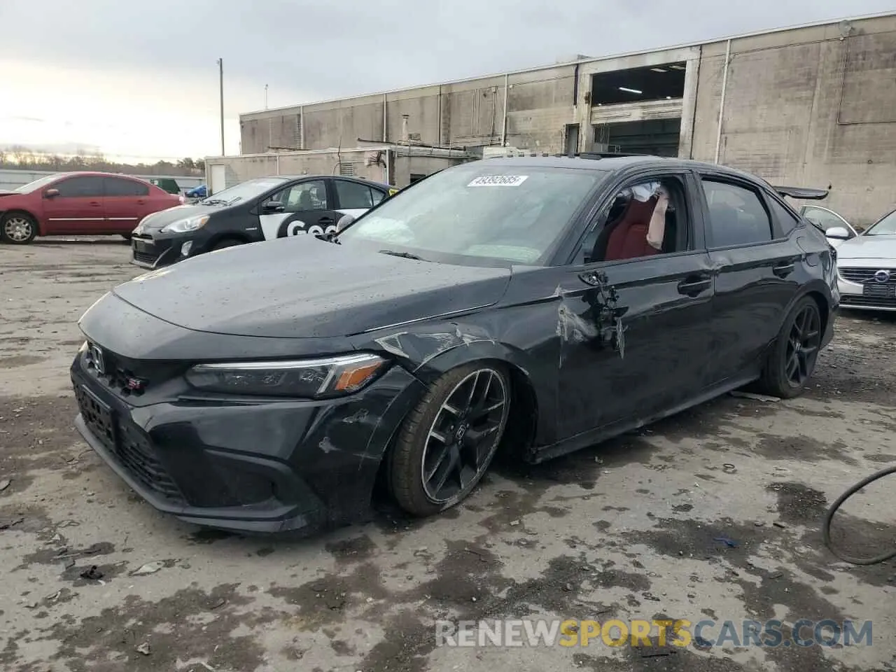 1 Photograph of a damaged car 2HGFE1E57NH474392 HONDA CIVIC 2022