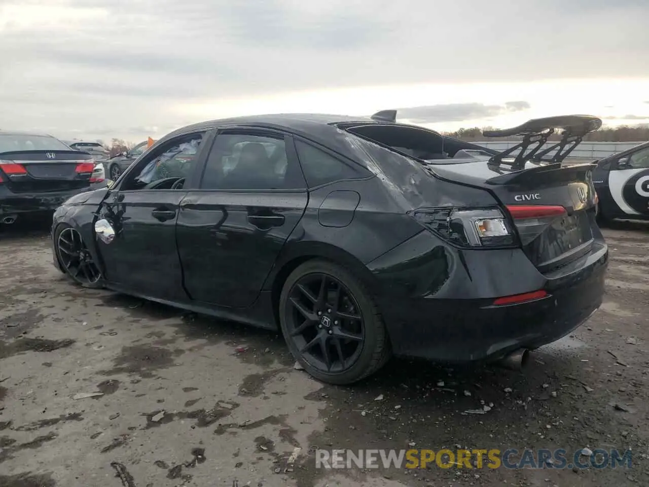 2 Photograph of a damaged car 2HGFE1E57NH474392 HONDA CIVIC 2022