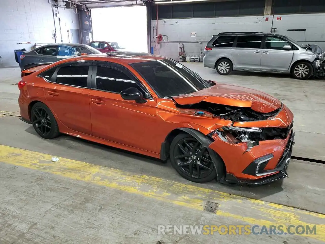 4 Photograph of a damaged car 2HGFE1E58NH472277 HONDA CIVIC 2022
