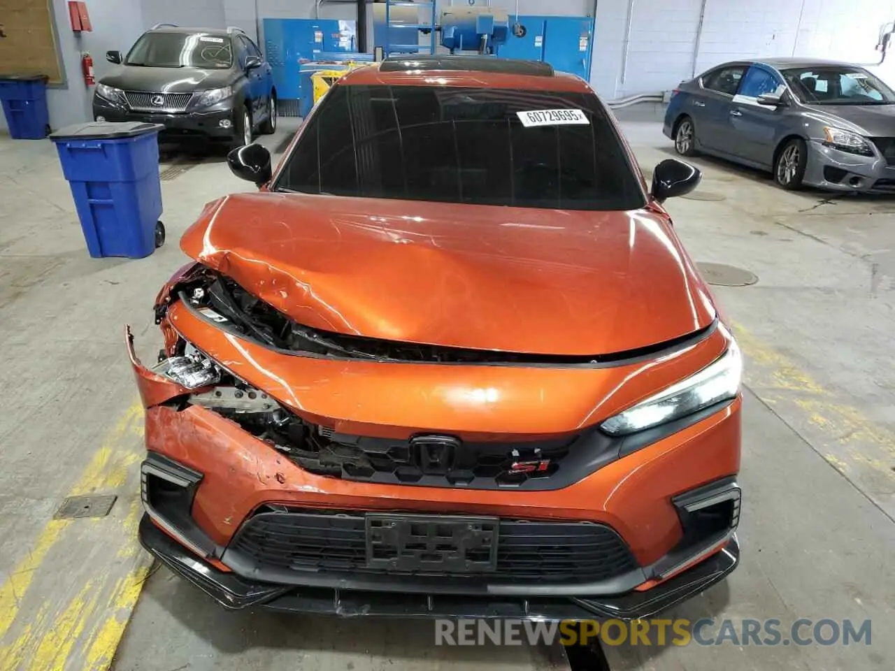 5 Photograph of a damaged car 2HGFE1E58NH472277 HONDA CIVIC 2022