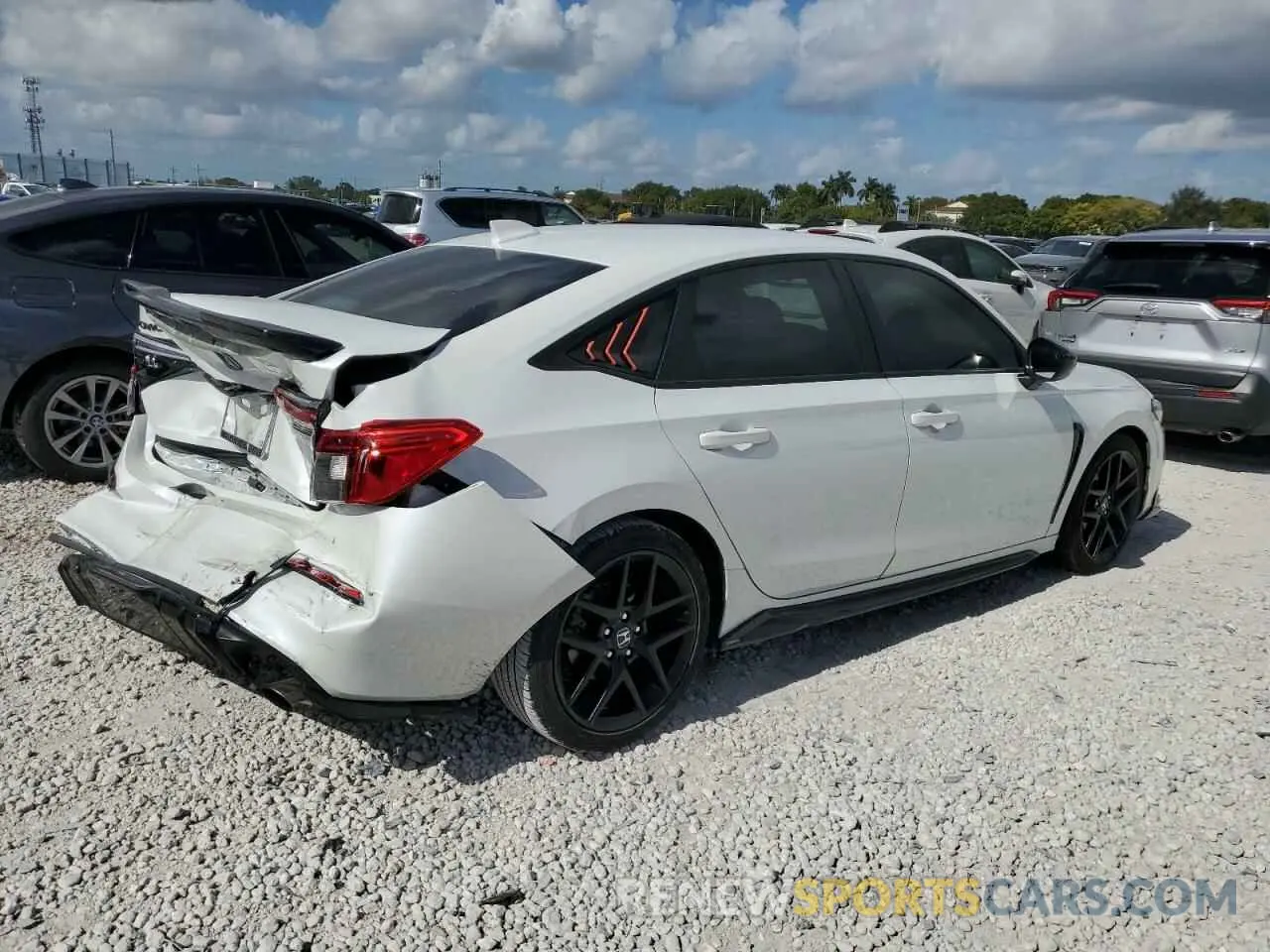 3 Photograph of a damaged car 2HGFE1E5XNH470482 HONDA CIVIC 2022