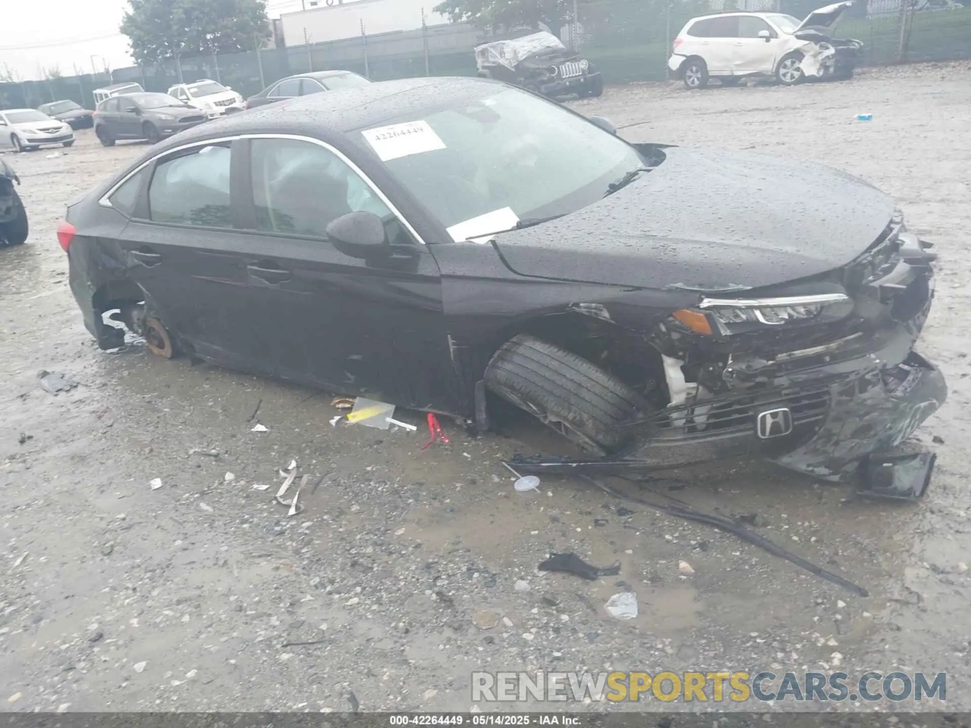 1 Photograph of a damaged car 2HGFE1F70NH320722 HONDA CIVIC 2022