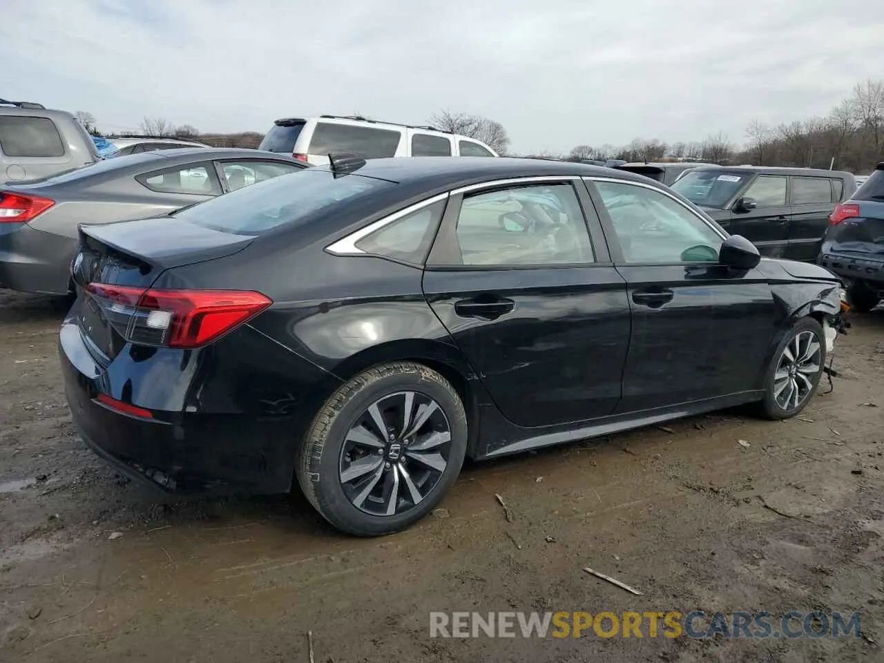3 Photograph of a damaged car 2HGFE1F70NH321160 HONDA CIVIC 2022