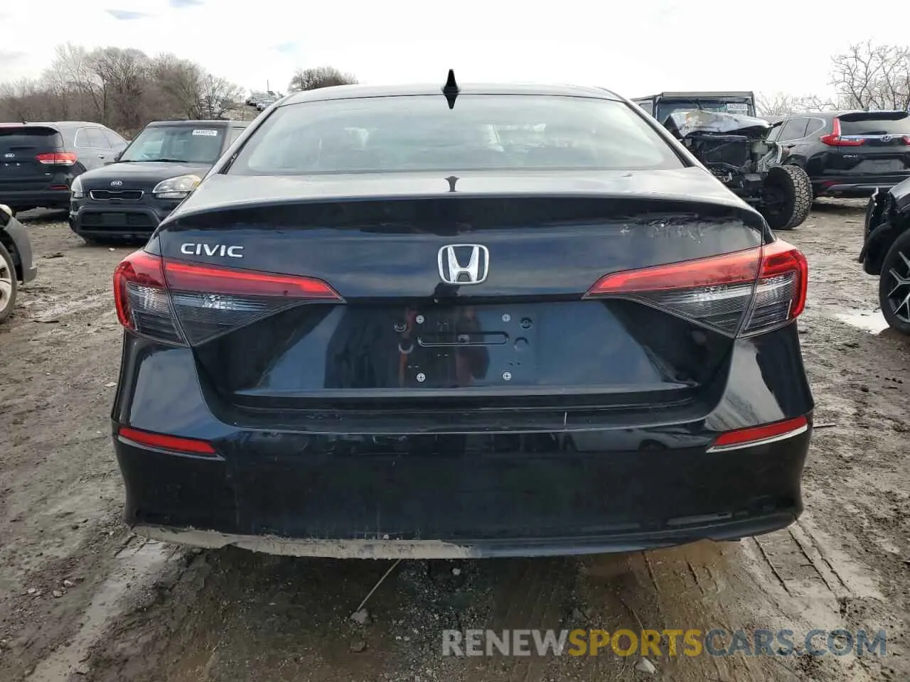 6 Photograph of a damaged car 2HGFE1F70NH321160 HONDA CIVIC 2022