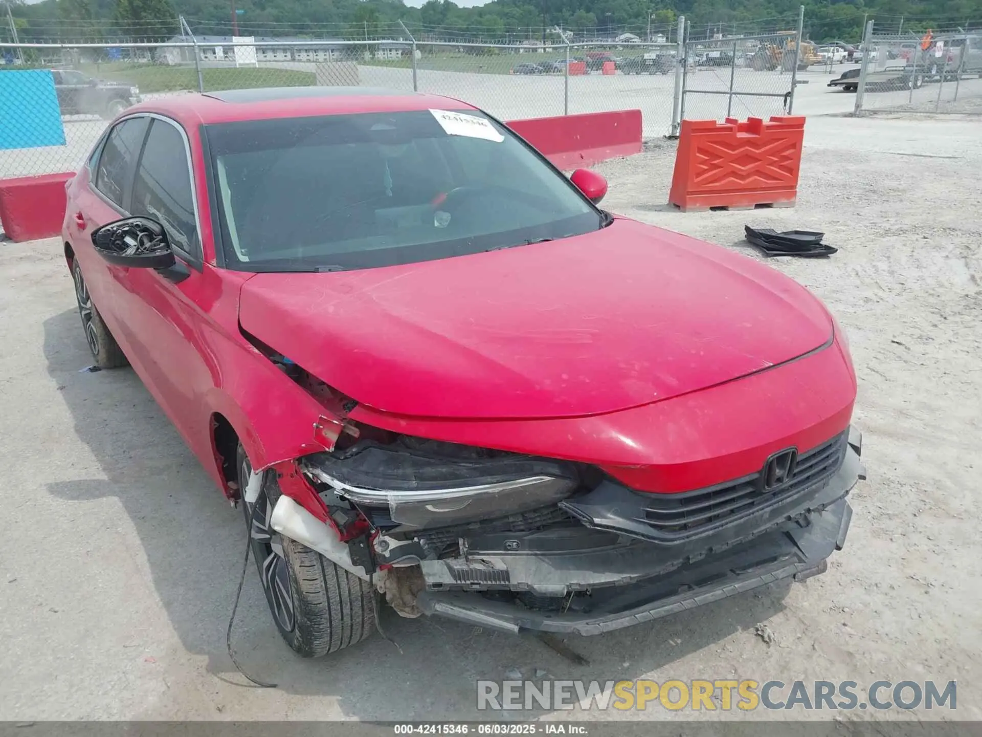 1 Photograph of a damaged car 2HGFE1F71NH302438 HONDA CIVIC 2022