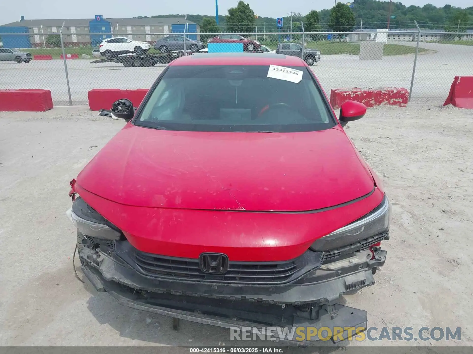 12 Photograph of a damaged car 2HGFE1F71NH302438 HONDA CIVIC 2022