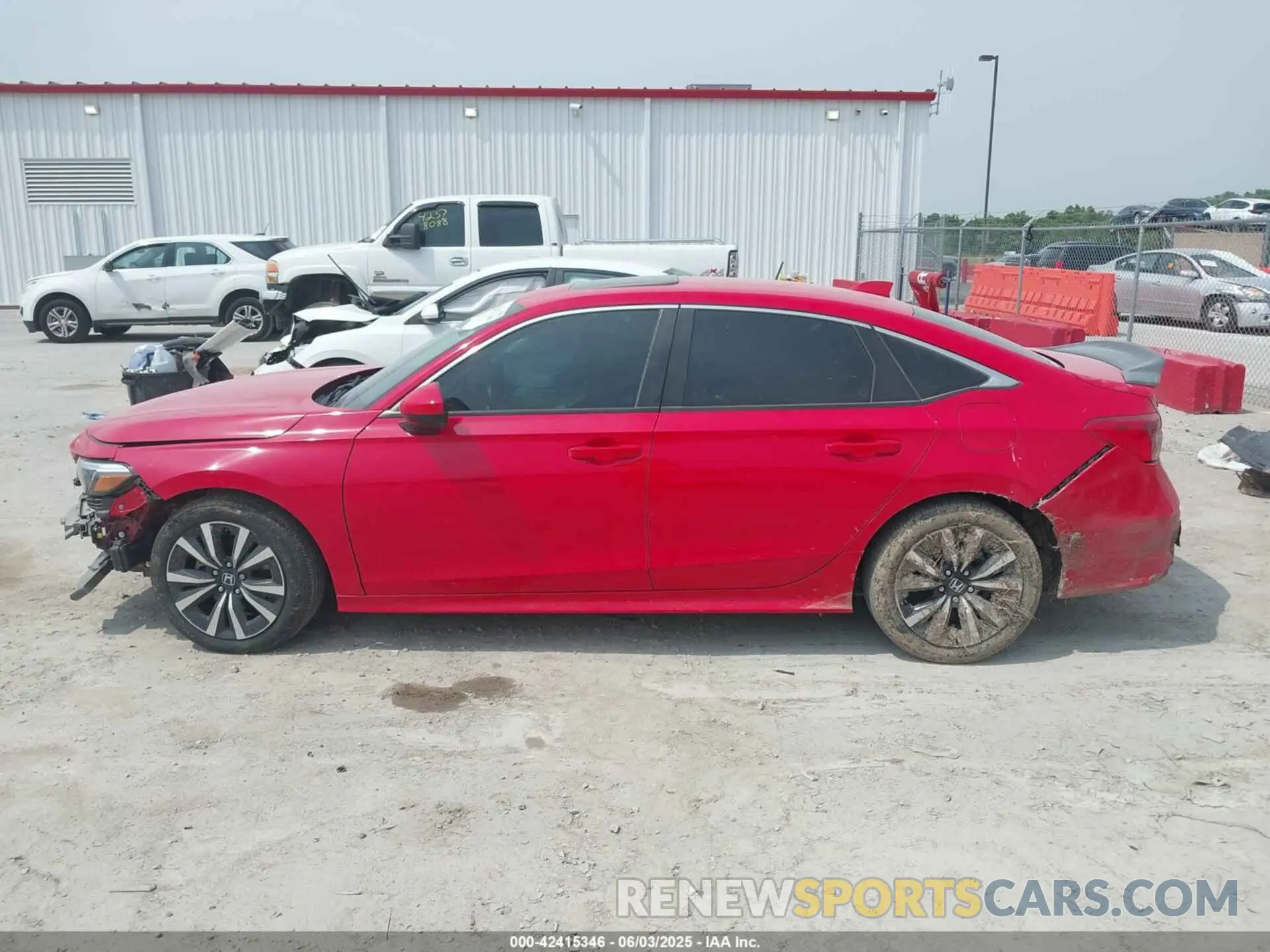 14 Photograph of a damaged car 2HGFE1F71NH302438 HONDA CIVIC 2022