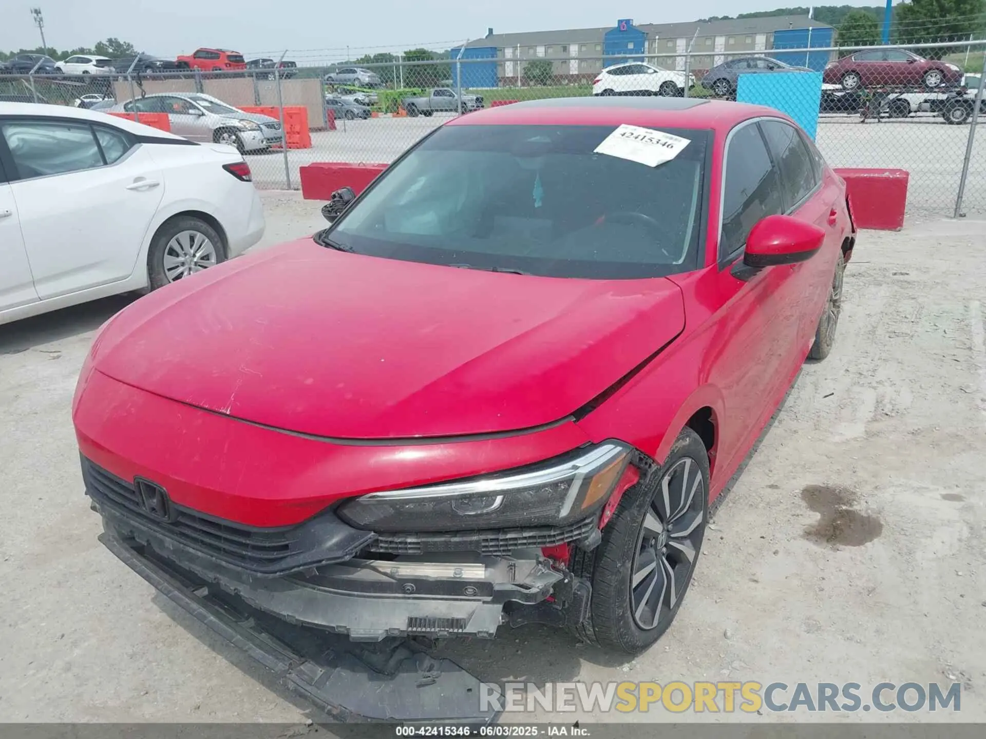 2 Photograph of a damaged car 2HGFE1F71NH302438 HONDA CIVIC 2022