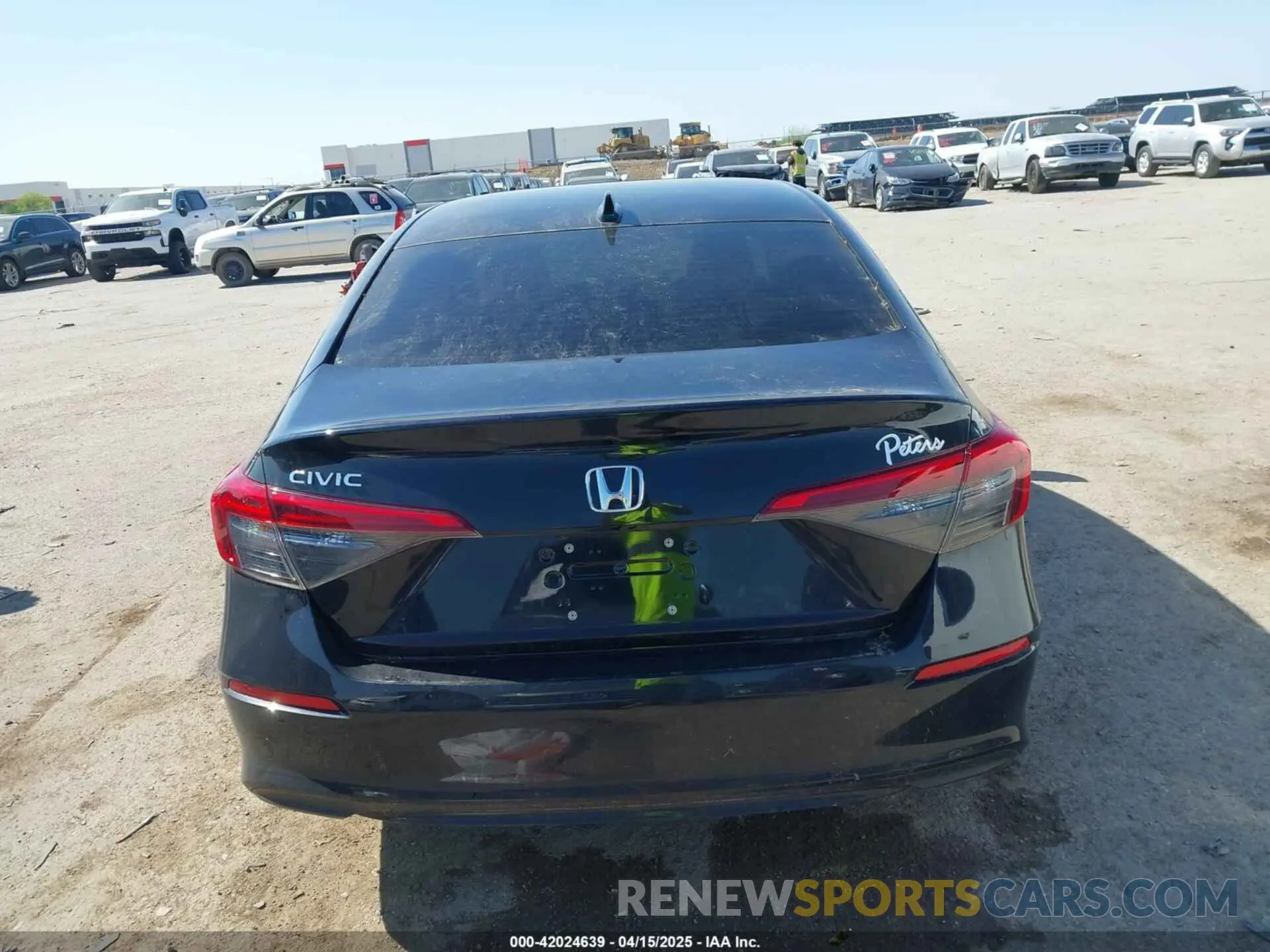 16 Photograph of a damaged car 2HGFE1F71NH312953 HONDA CIVIC 2022