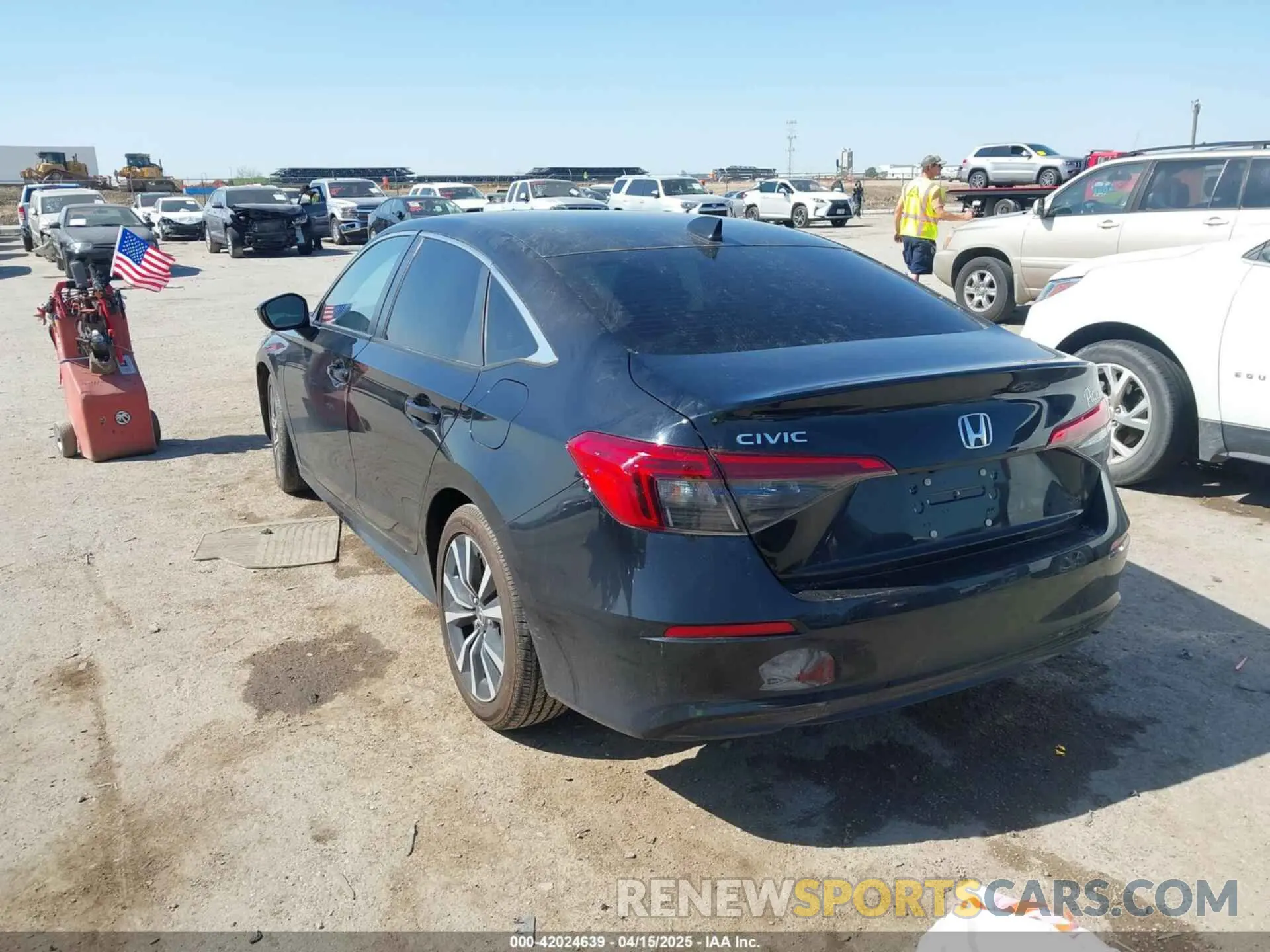 3 Photograph of a damaged car 2HGFE1F71NH312953 HONDA CIVIC 2022