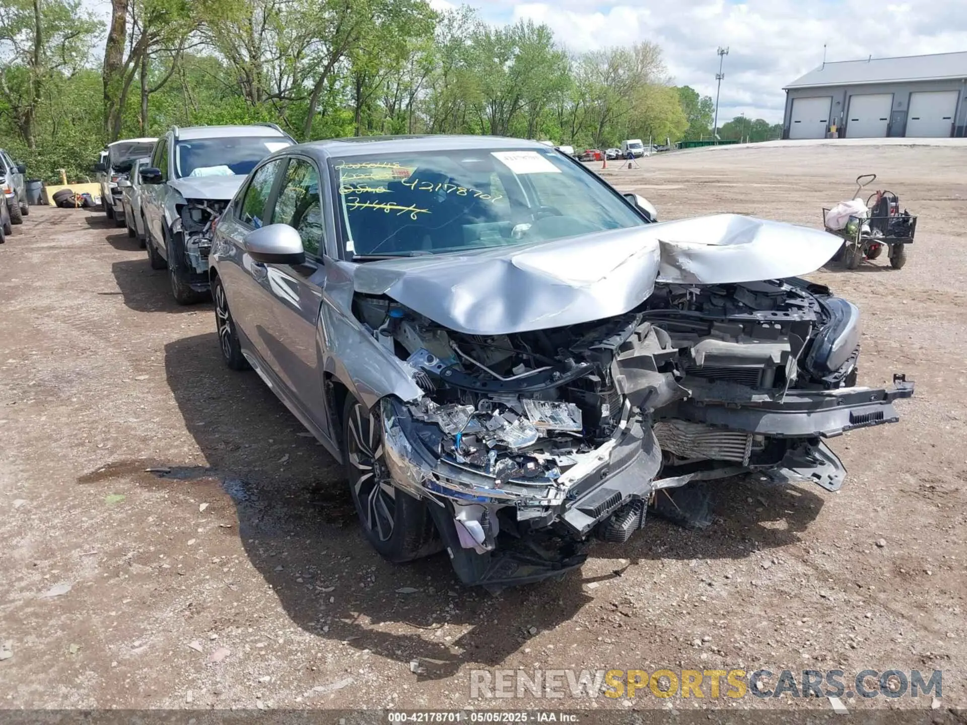 1 Photograph of a damaged car 2HGFE1F71NH314816 HONDA CIVIC 2022