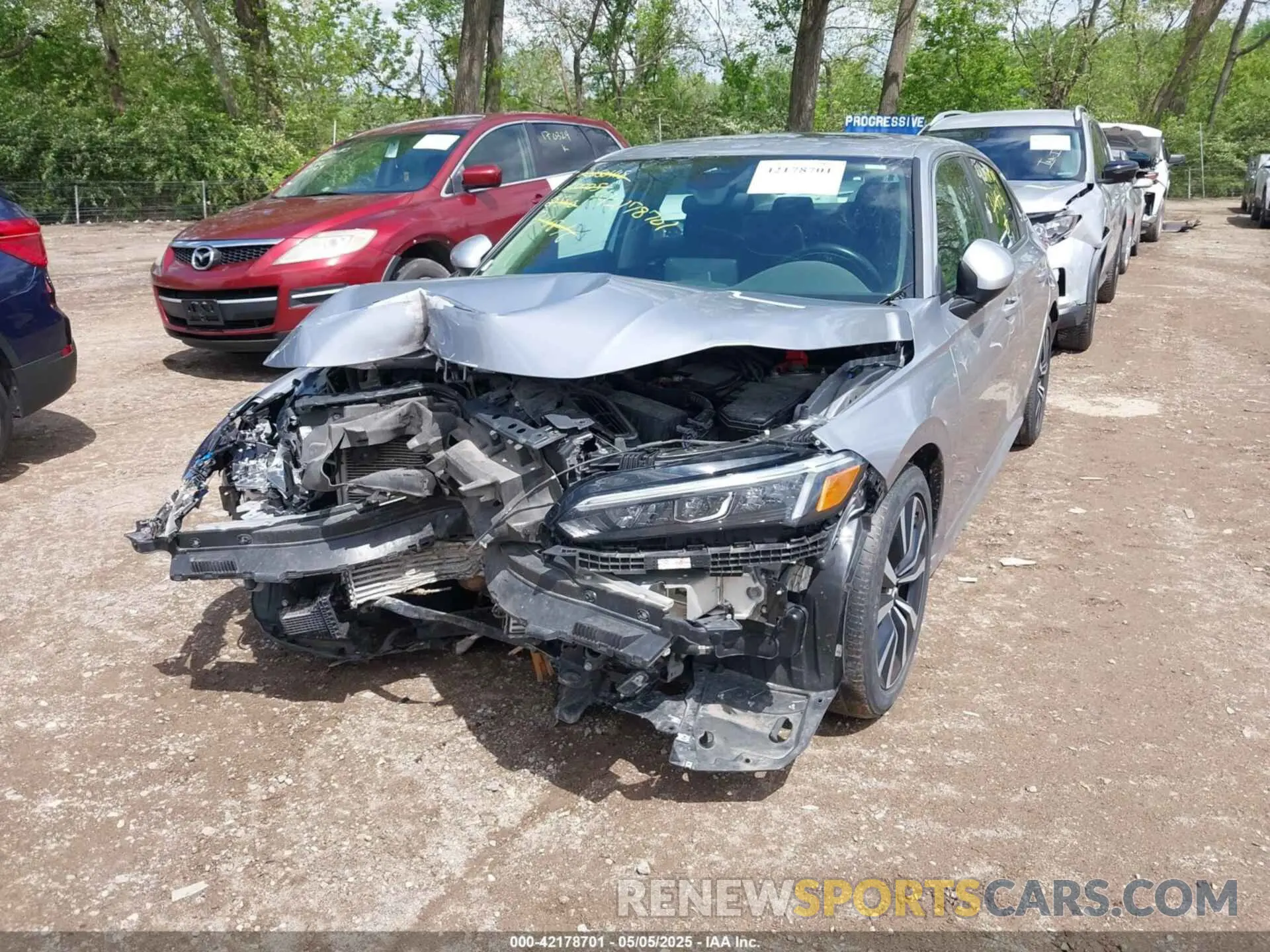 2 Photograph of a damaged car 2HGFE1F71NH314816 HONDA CIVIC 2022