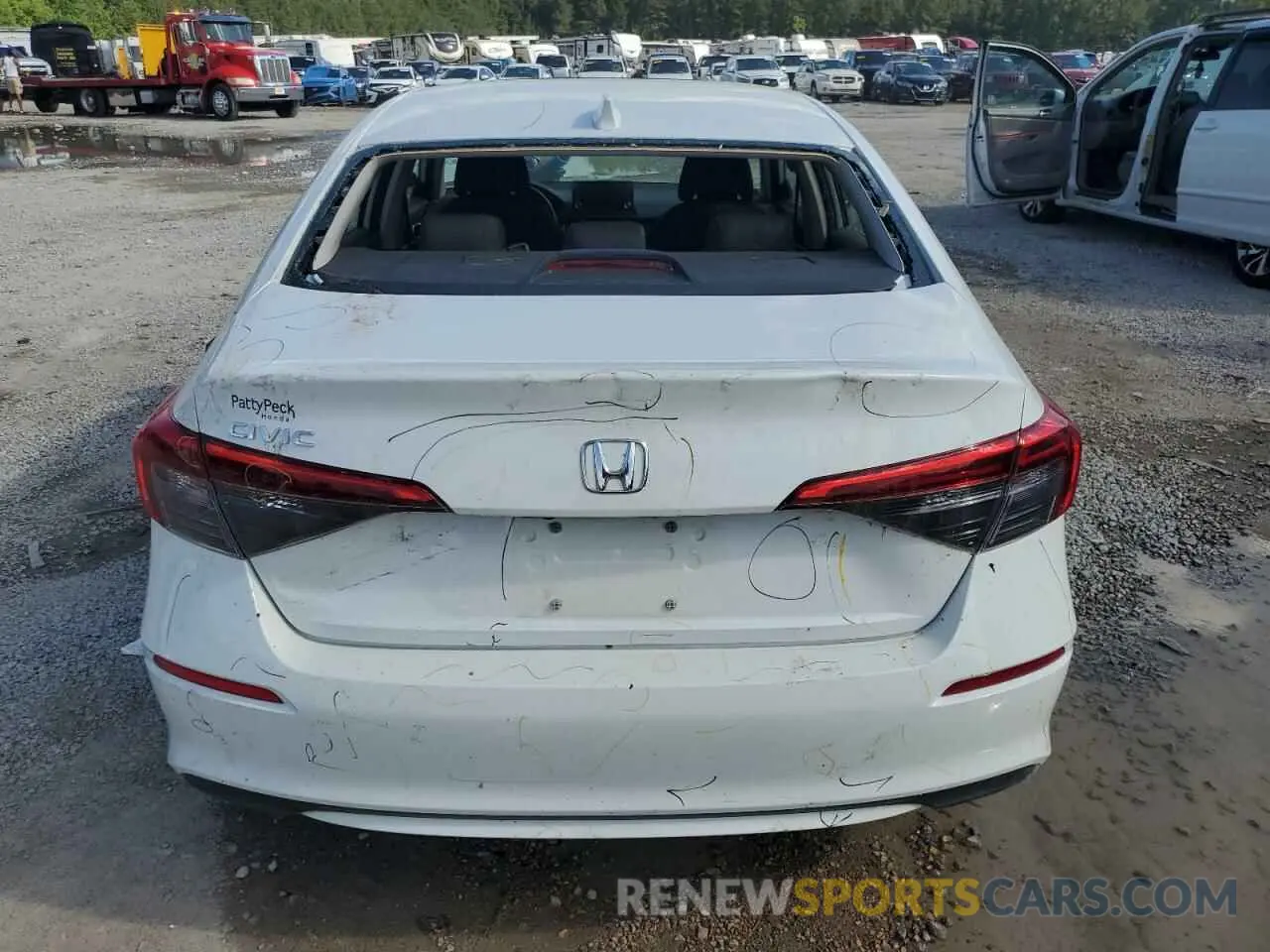 6 Photograph of a damaged car 2HGFE1F71NH326223 HONDA CIVIC 2022