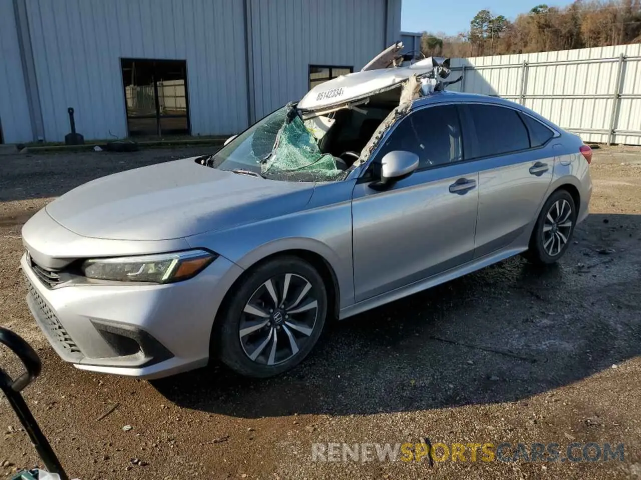 1 Photograph of a damaged car 2HGFE1F72NH311987 HONDA CIVIC 2022