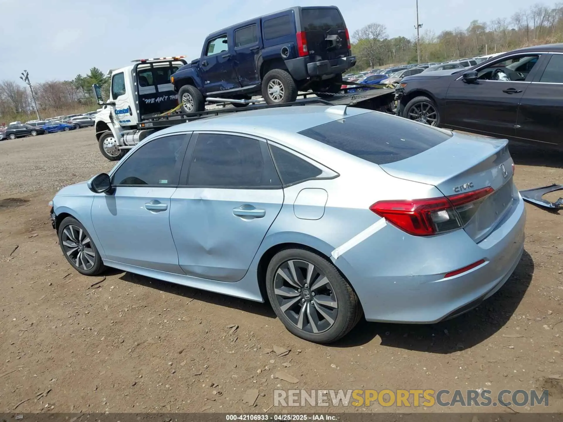 14 Photograph of a damaged car 2HGFE1F72NH318356 HONDA CIVIC 2022