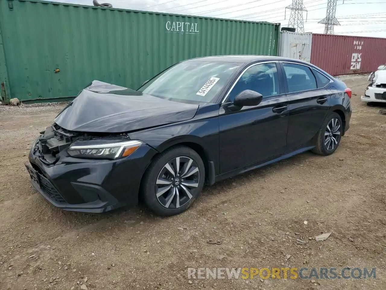 1 Photograph of a damaged car 2HGFE1F72NH327249 HONDA CIVIC 2022