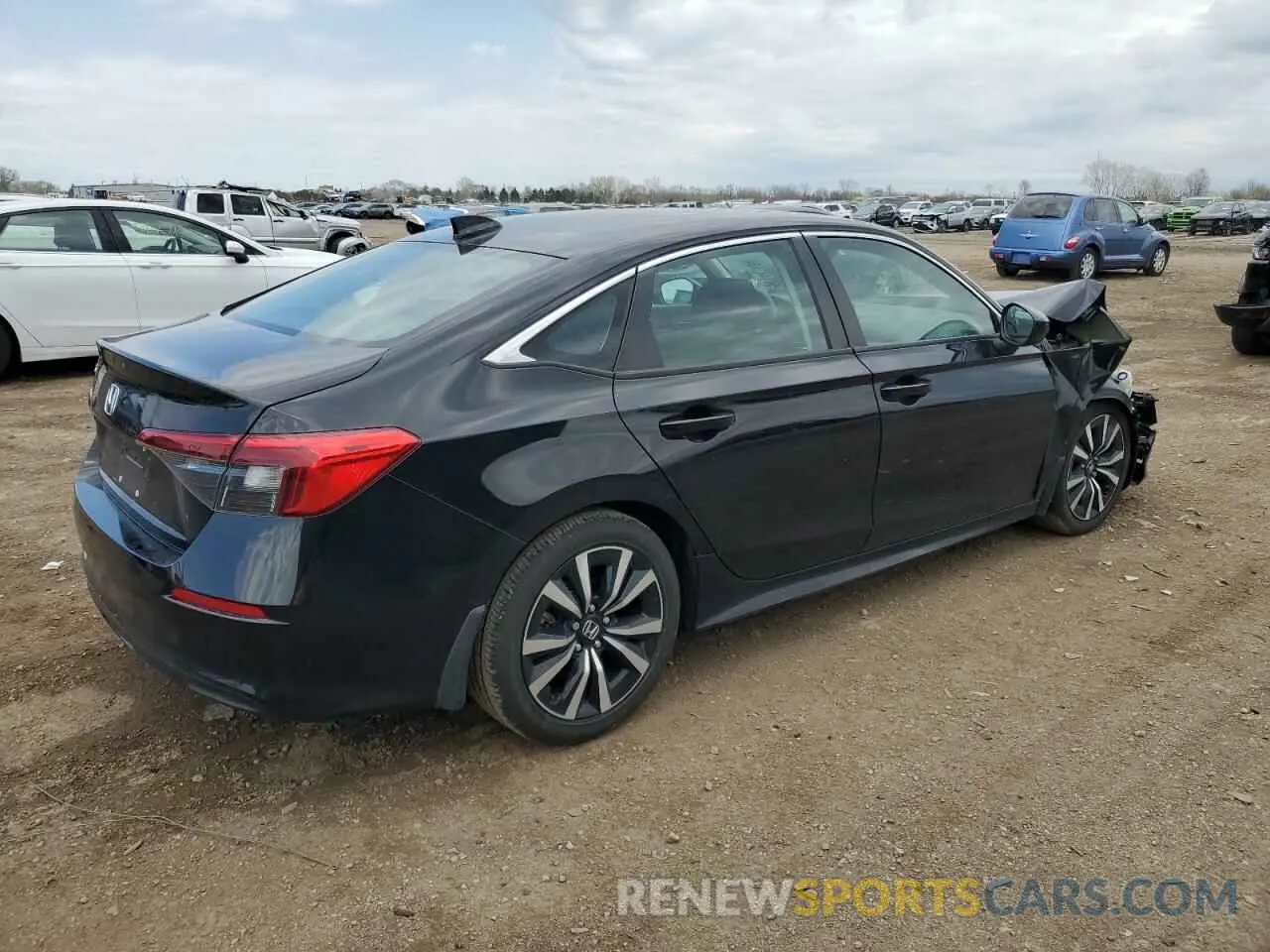 3 Photograph of a damaged car 2HGFE1F72NH327249 HONDA CIVIC 2022