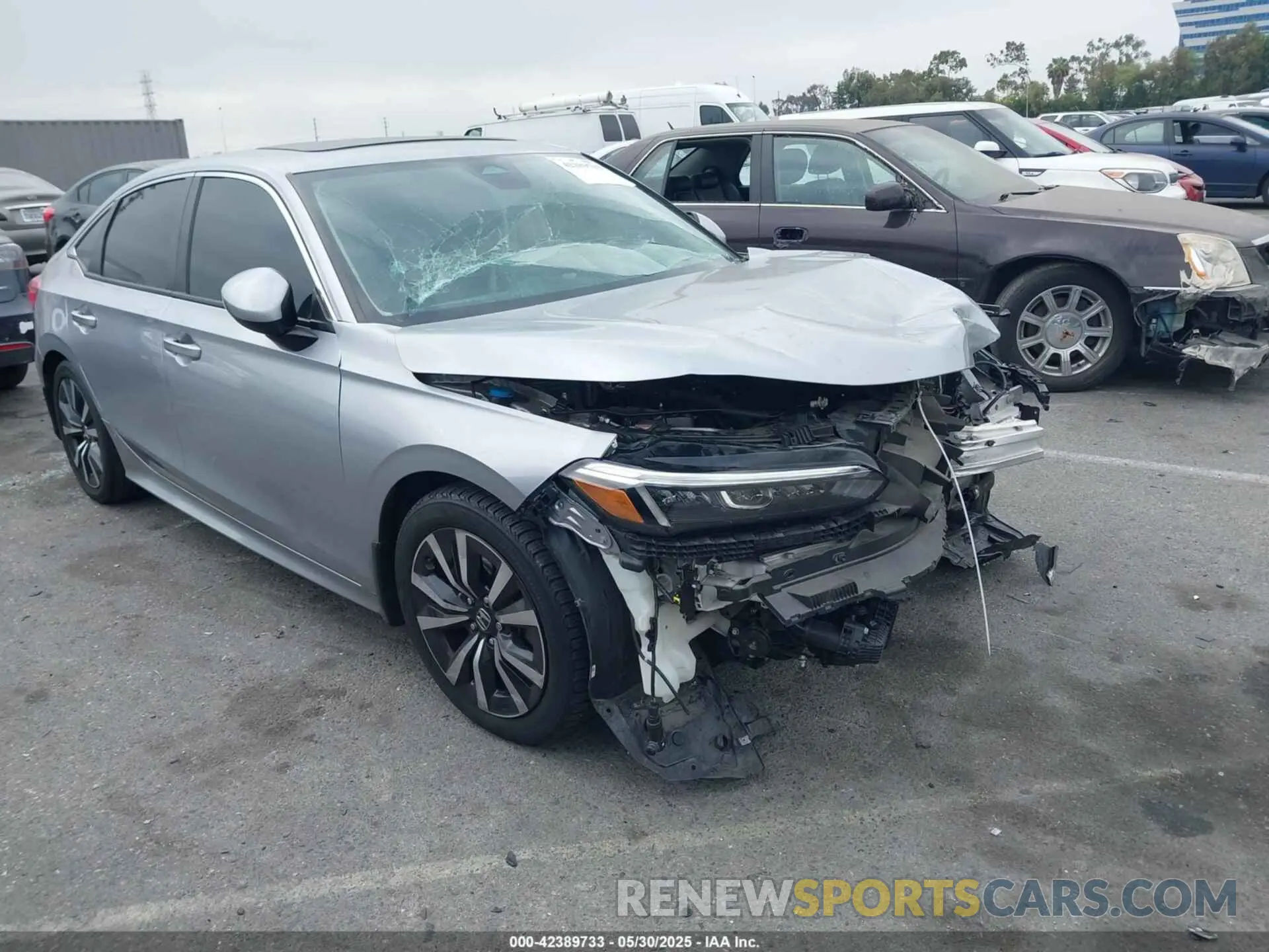 1 Photograph of a damaged car 2HGFE1F73NH313912 HONDA CIVIC 2022