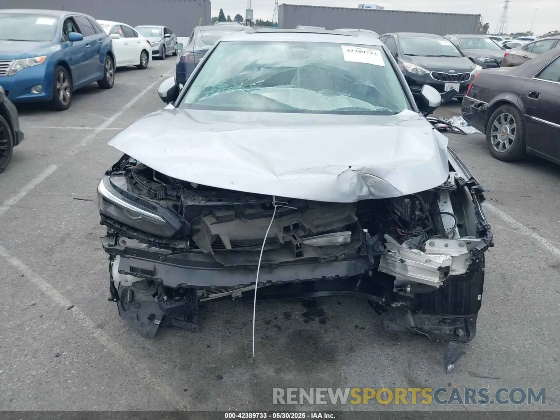 13 Photograph of a damaged car 2HGFE1F73NH313912 HONDA CIVIC 2022