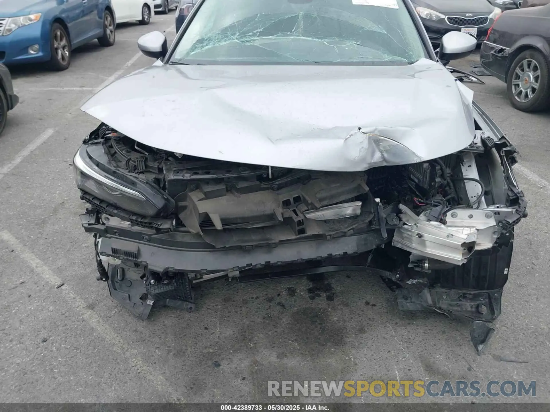 6 Photograph of a damaged car 2HGFE1F73NH313912 HONDA CIVIC 2022