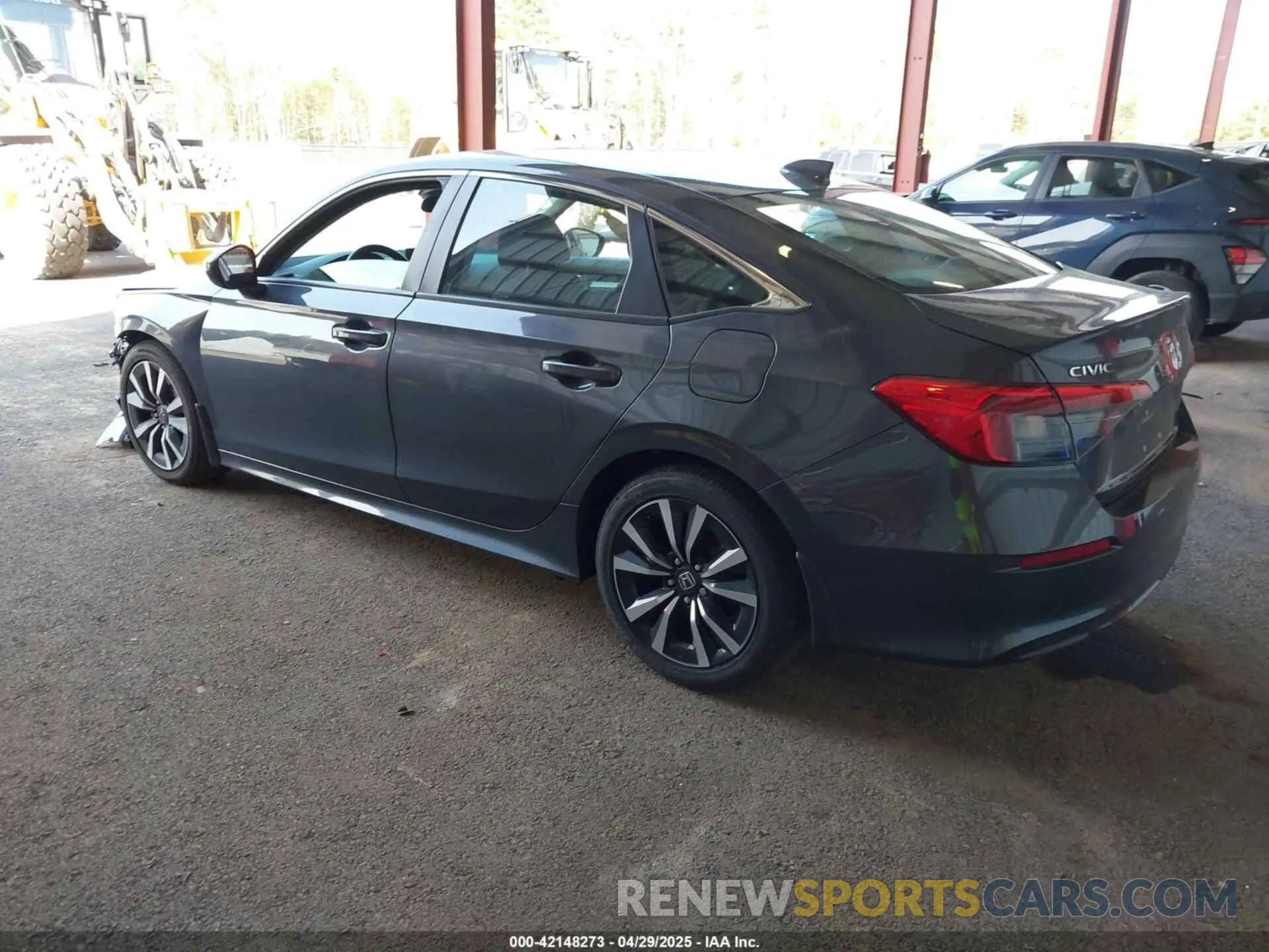 3 Photograph of a damaged car 2HGFE1F73NH318592 HONDA CIVIC 2022