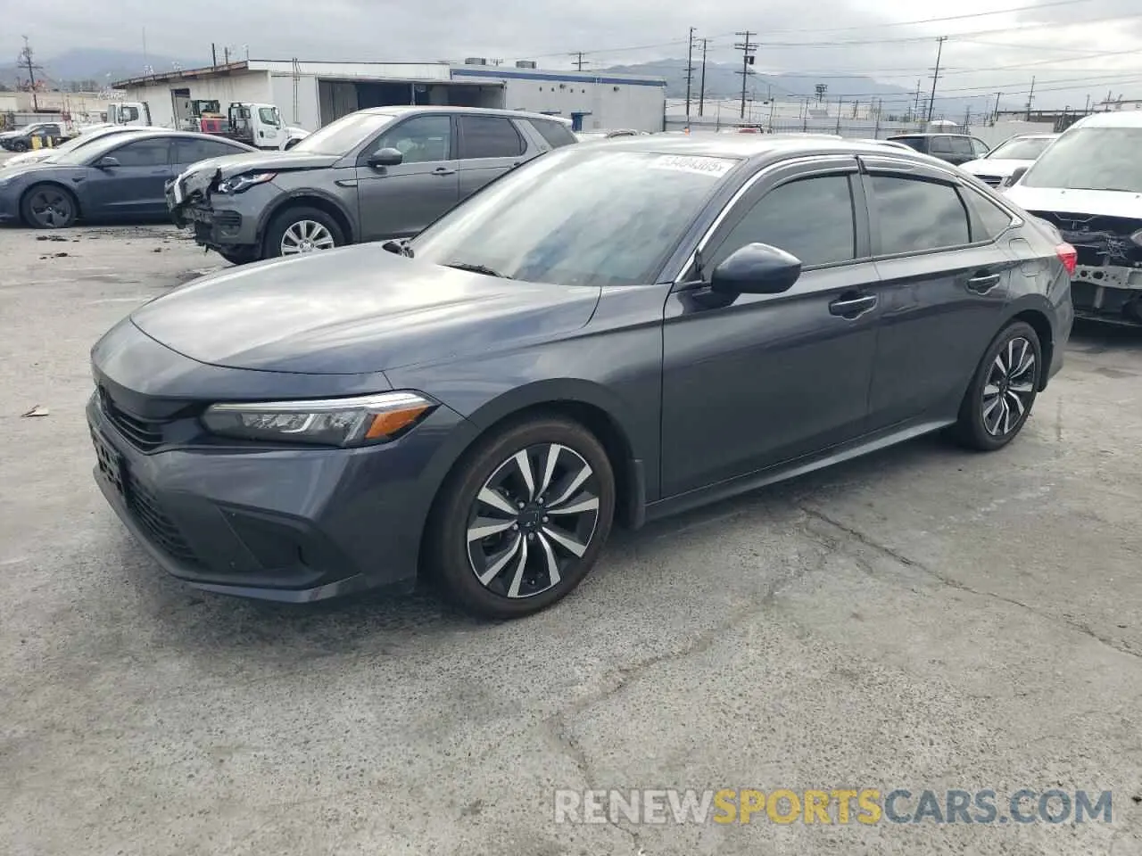 1 Photograph of a damaged car 2HGFE1F73NH328085 HONDA CIVIC 2022