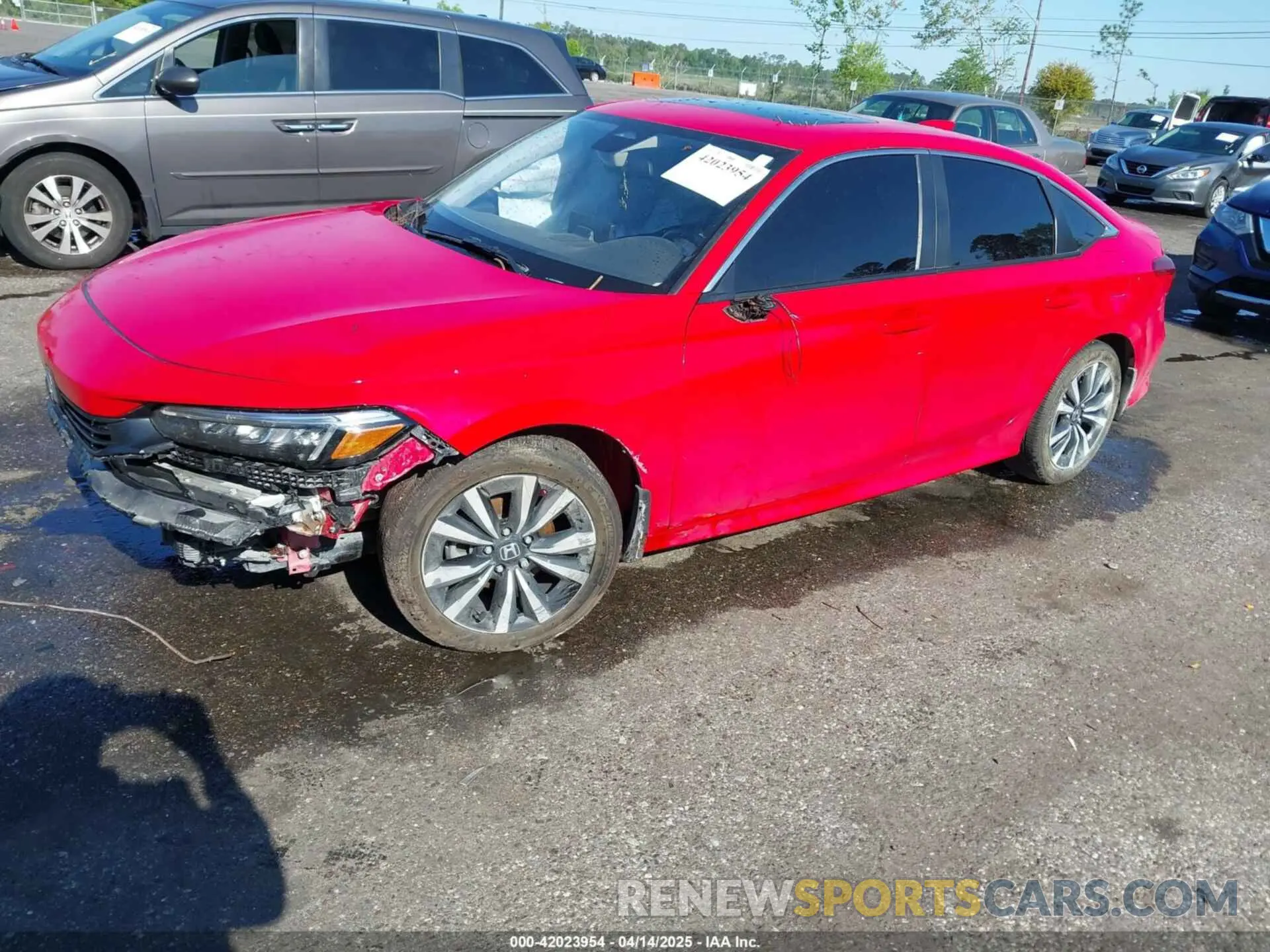 2 Photograph of a damaged car 2HGFE1F74NH303888 HONDA CIVIC 2022
