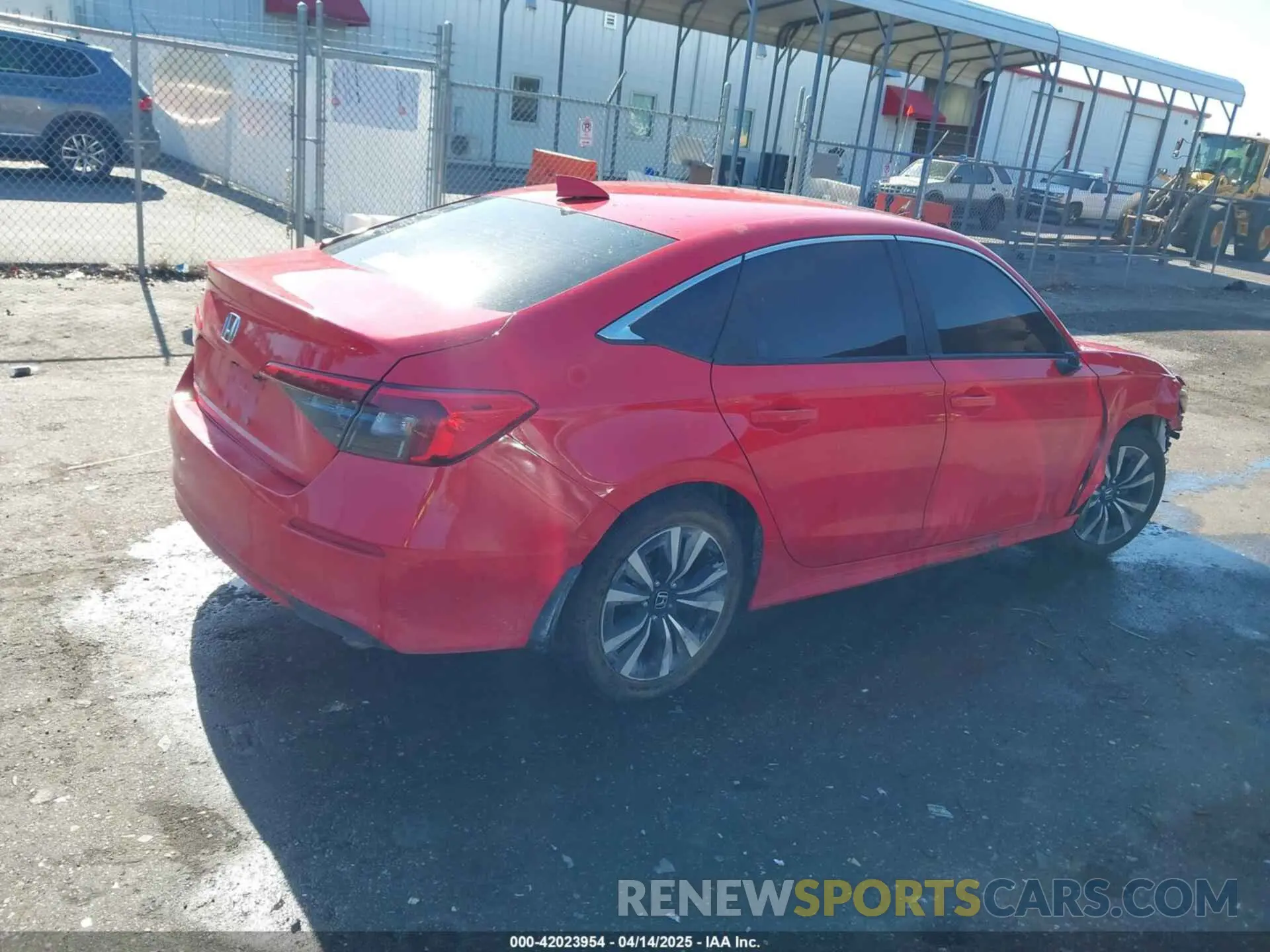 4 Photograph of a damaged car 2HGFE1F74NH303888 HONDA CIVIC 2022