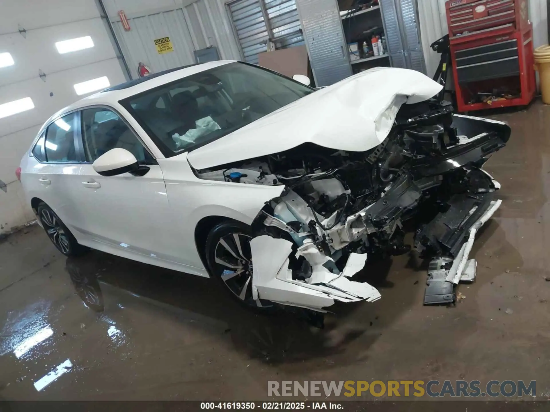 1 Photograph of a damaged car 2HGFE1F74NH313899 HONDA CIVIC 2022