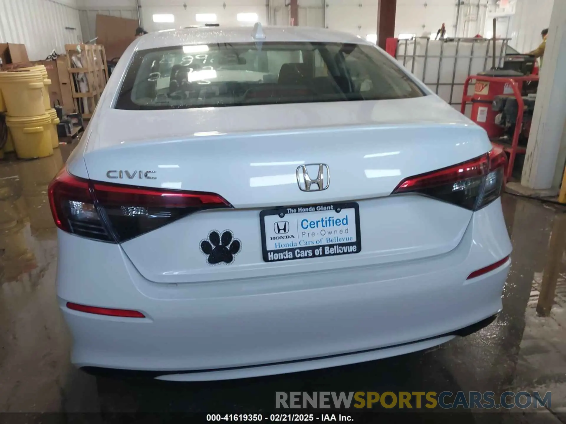 16 Photograph of a damaged car 2HGFE1F74NH313899 HONDA CIVIC 2022