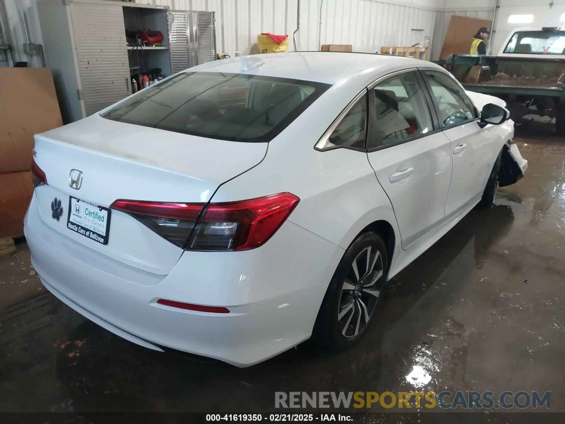 4 Photograph of a damaged car 2HGFE1F74NH313899 HONDA CIVIC 2022