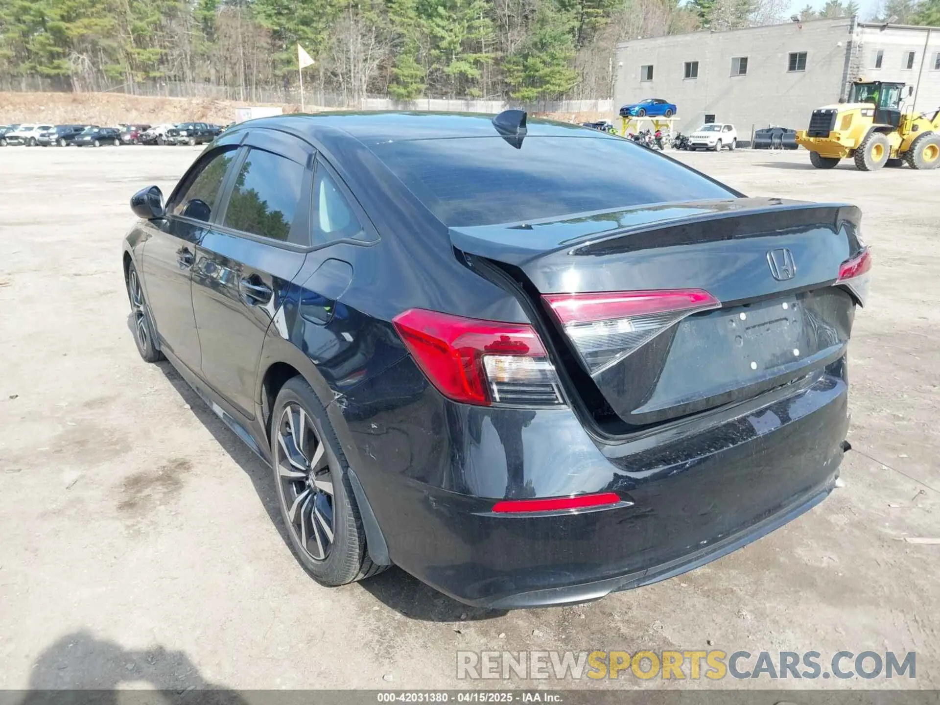 3 Photograph of a damaged car 2HGFE1F74NH319878 HONDA CIVIC 2022