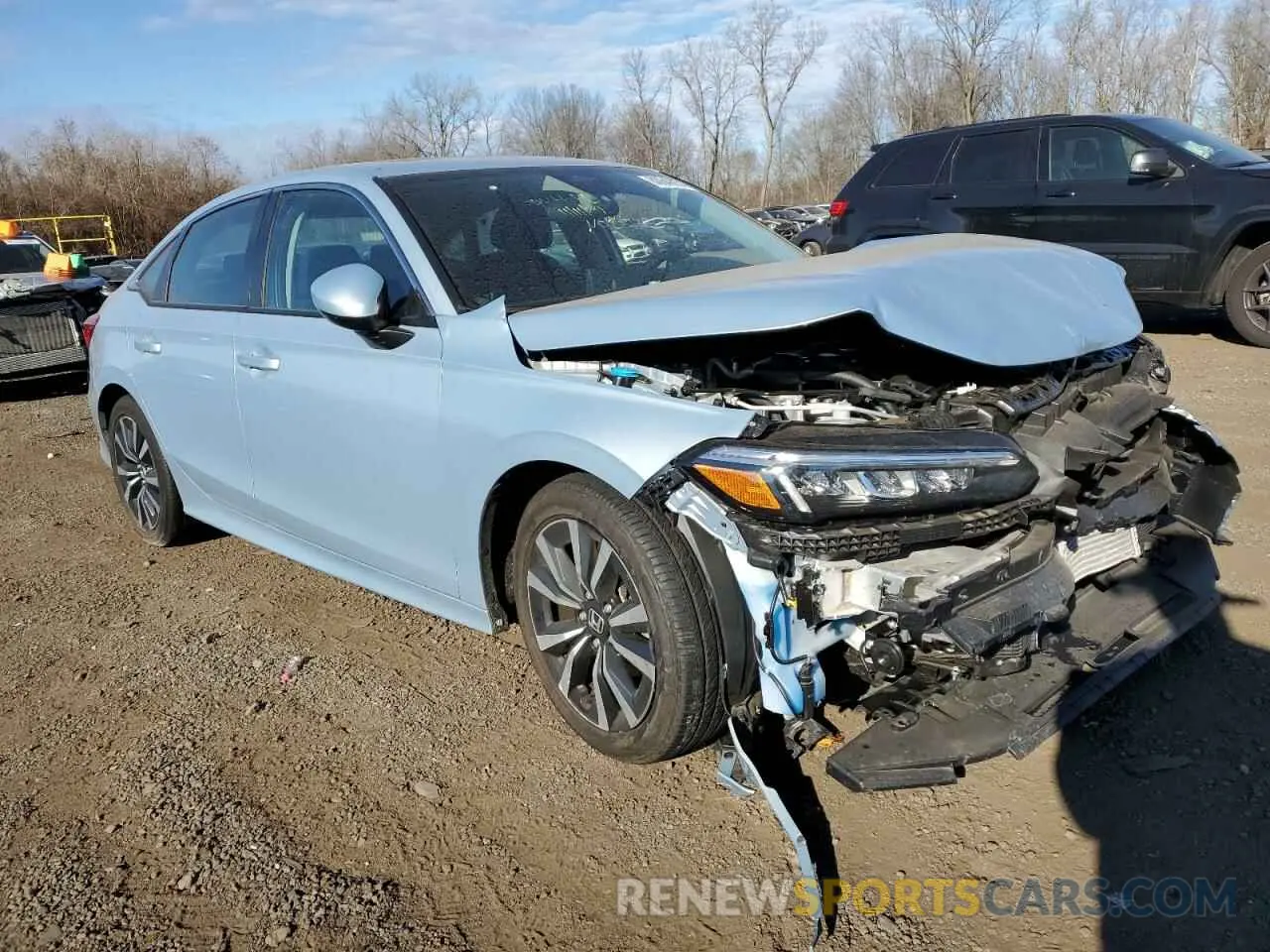 4 Photograph of a damaged car 2HGFE1F74NH328502 HONDA CIVIC 2022