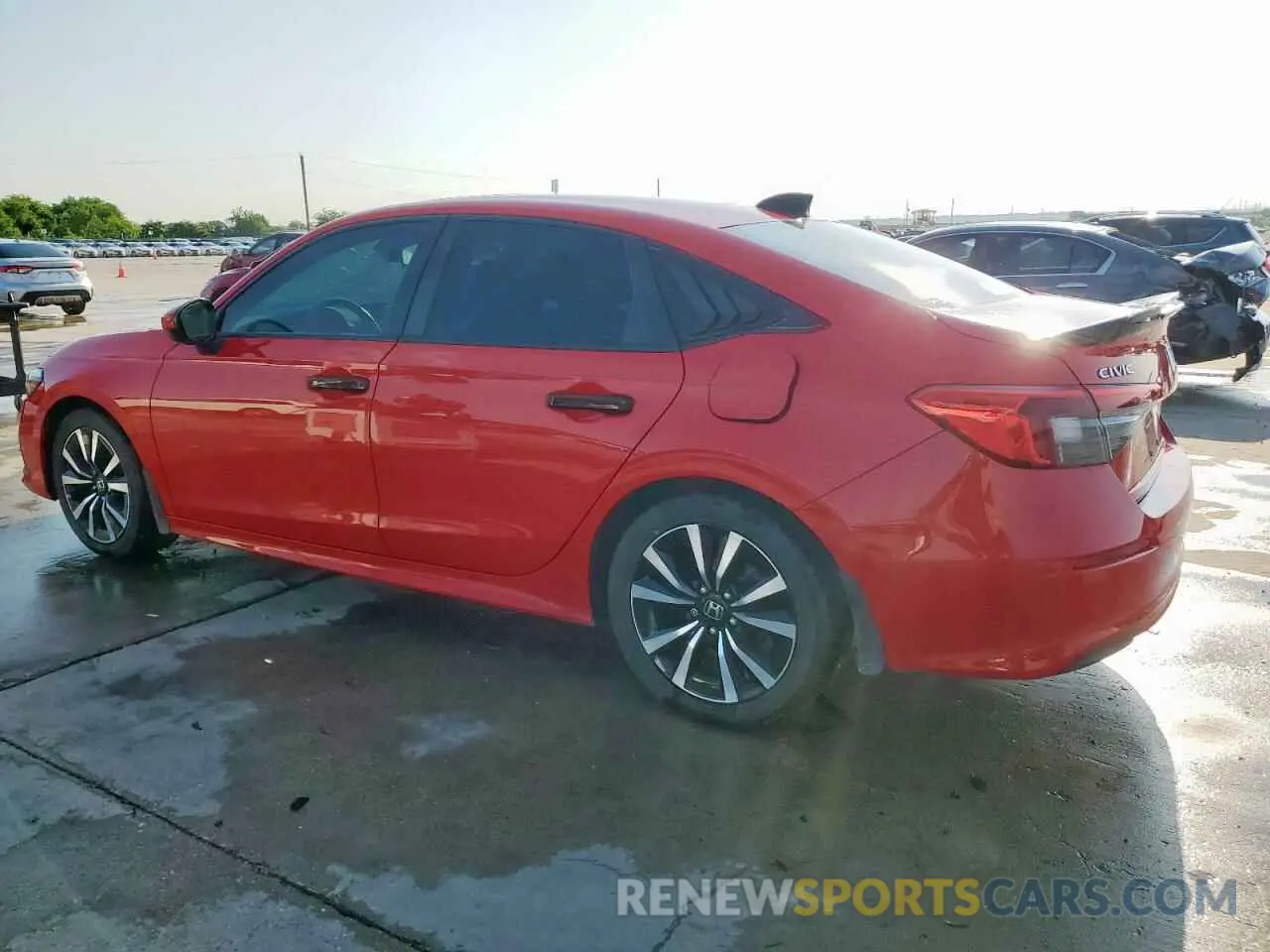 2 Photograph of a damaged car 2HGFE1F75NH303883 HONDA CIVIC 2022